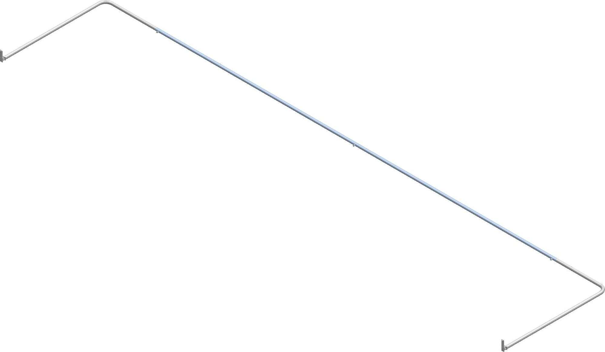 Image du produit : Bodenrahmen für Fussballtor - Jugendtor - Hochklappbar - 2 Stück