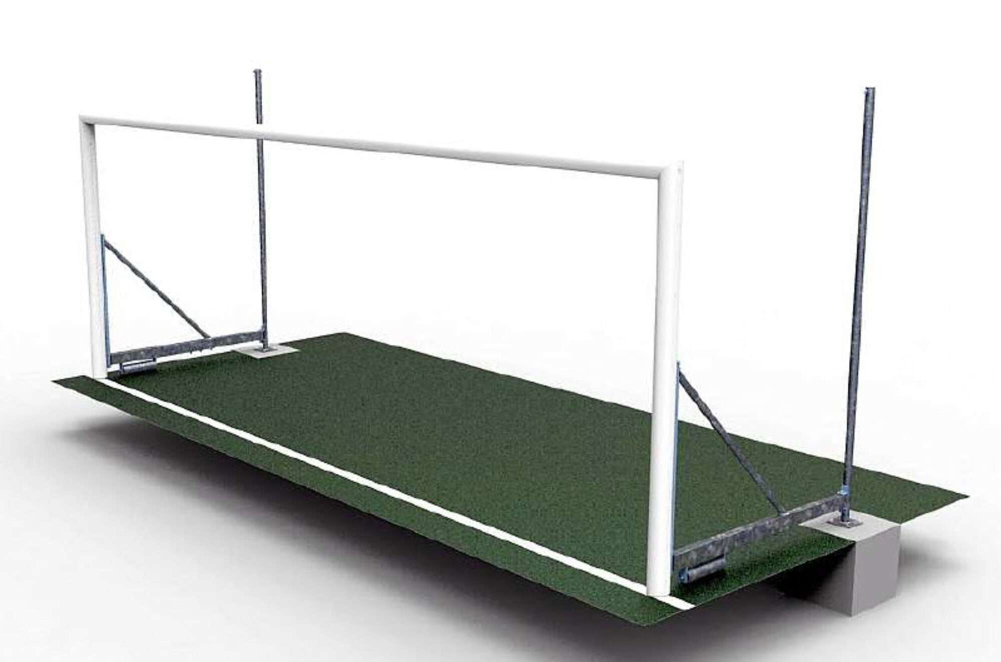 Image du produit : Fußballtor Aluminium - 6 x 2,1 m - Klappbar