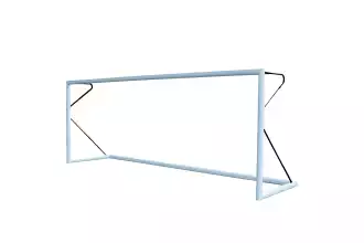Fußballtor für 8 Spieler (6m x 2,1m) - Transportabel - Aluminium 80mm - Farbe nach Wahl