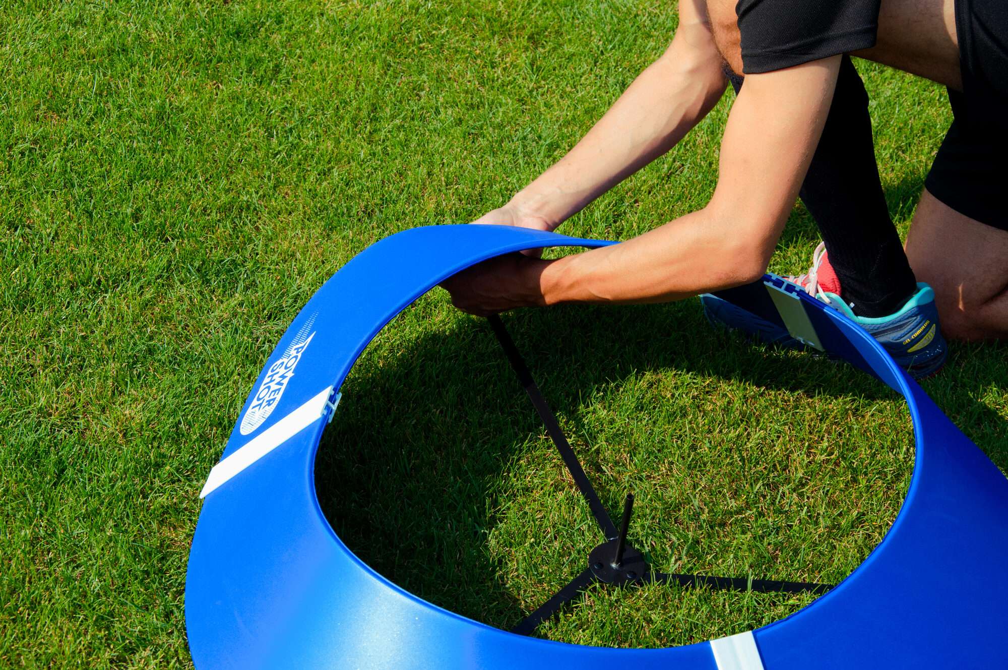 Image du produit : Satz von 10 FOOT GOLF-Scheiben mit Basen und Fahnen