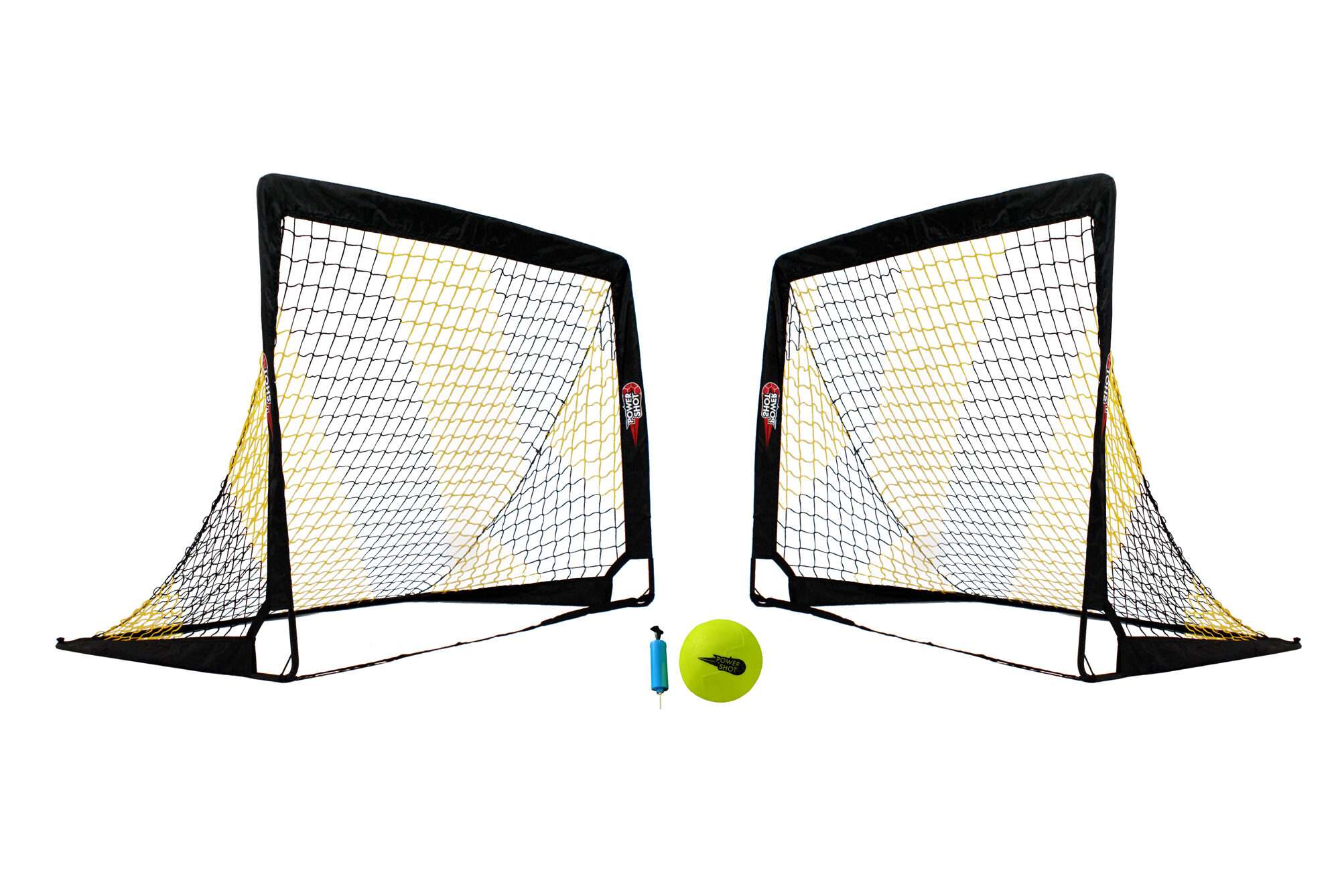 Image du produit : POWERSHOT® Pop up Tor - Faltbares Fußballtor - 2er Set - 2,2m x 1,5m