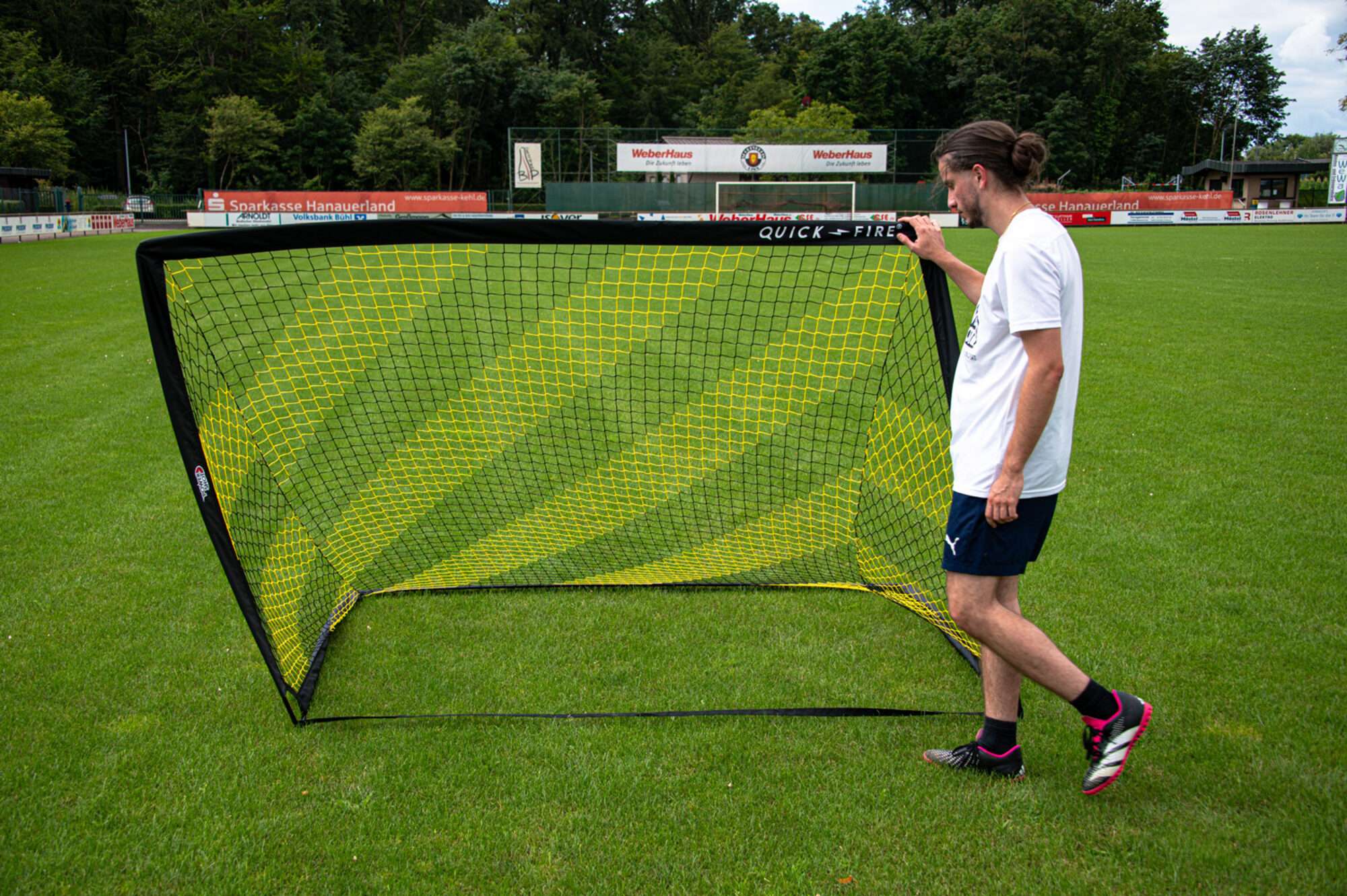 Image du produit : POWERSHOT® Pop up Tor - Faltbares Fußballtor - 2er Set - 2,2m x 1,5m