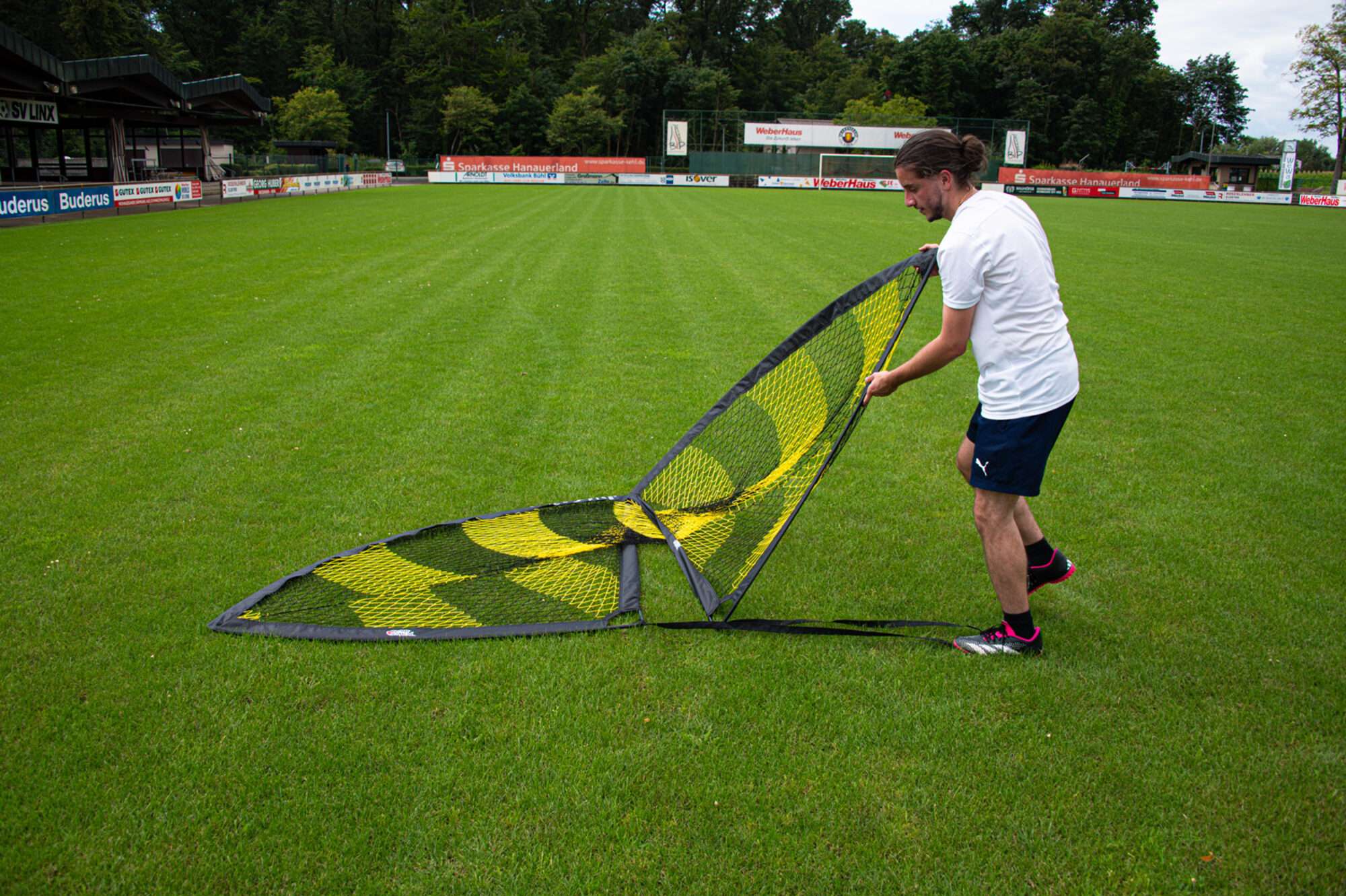 Image du produit : POWERSHOT® Pop up Tor - Faltbares Fußballtor - 2er Set - 2,2m x 1,5m