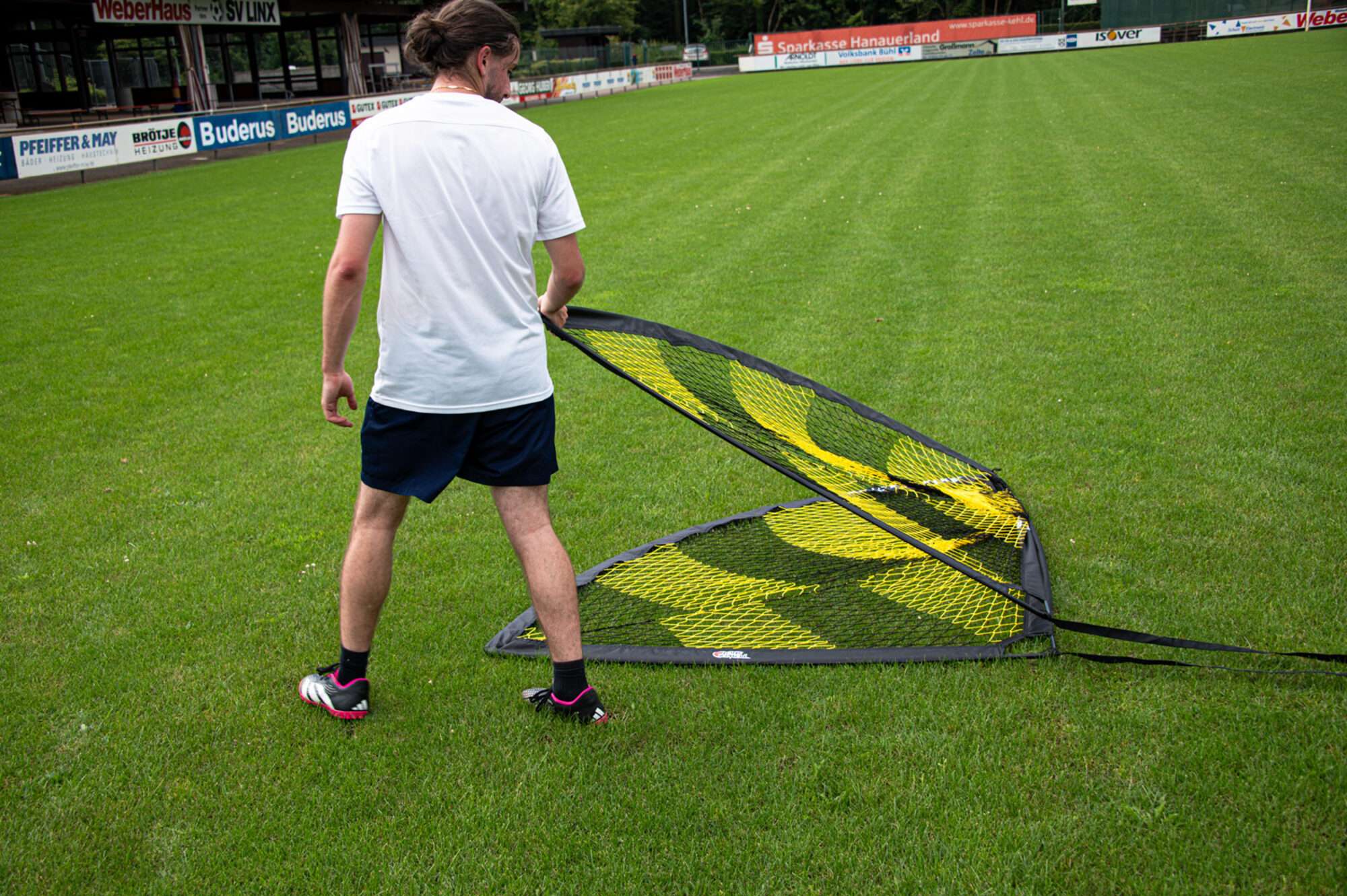 Image du produit : POWERSHOT® Pop up Tor - Faltbares Fußballtor - 2er Set - 2,2m x 1,5m