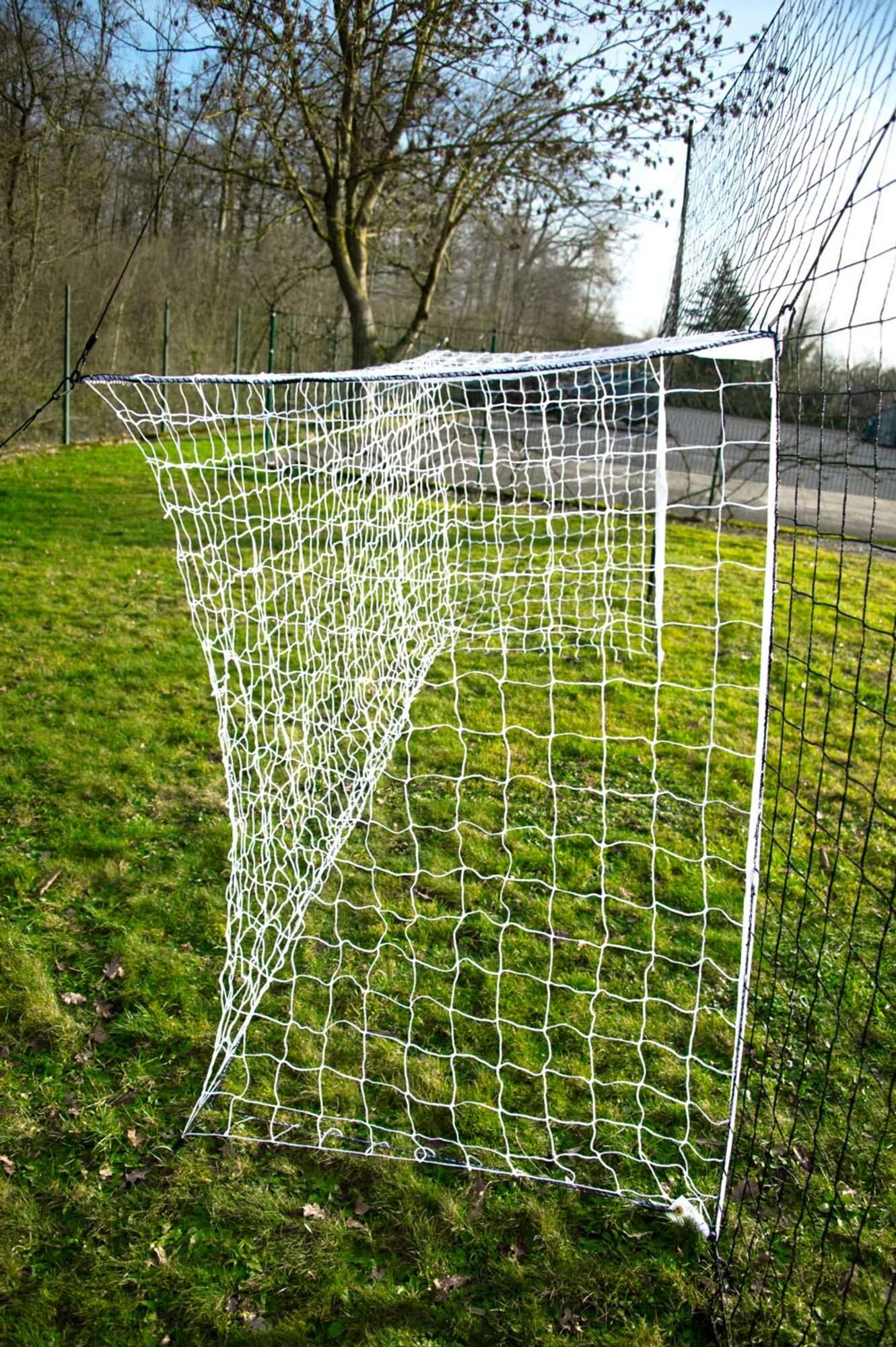 Image du produit : Fußballtor - 3,70 x 1,80 m - integriertes Schutznetz 6,50 x 3 m