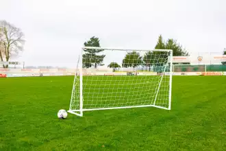 Fußballtor - 2,4 x 1,5 m - uPVC - Weiß