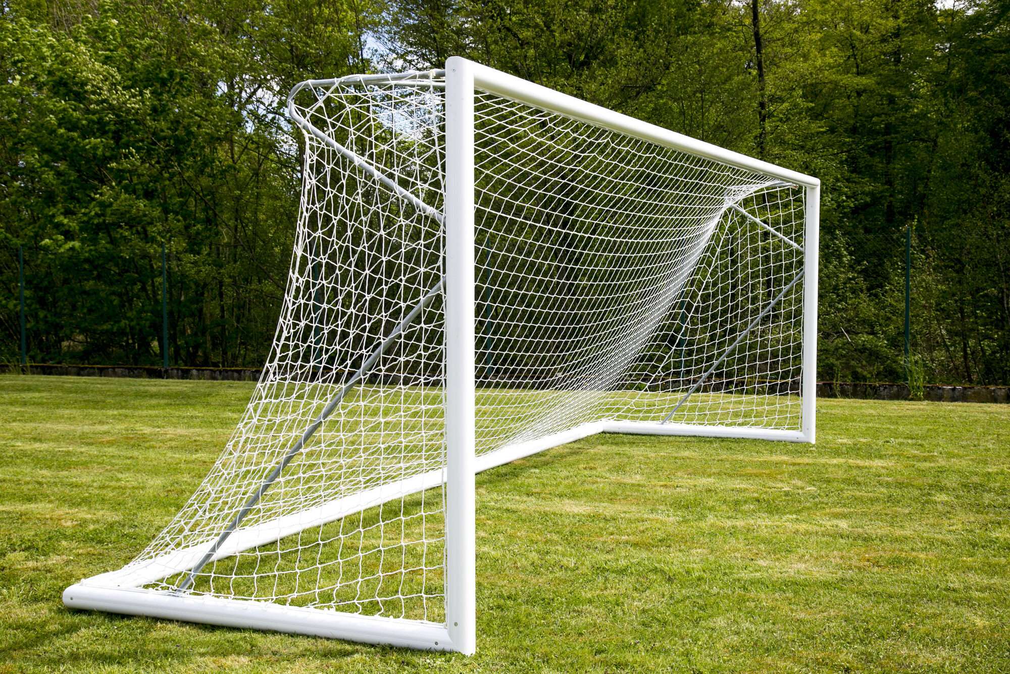 Image du produit : Fußballnetz - 7,32 x 2,44 x 0,8 x 2 m