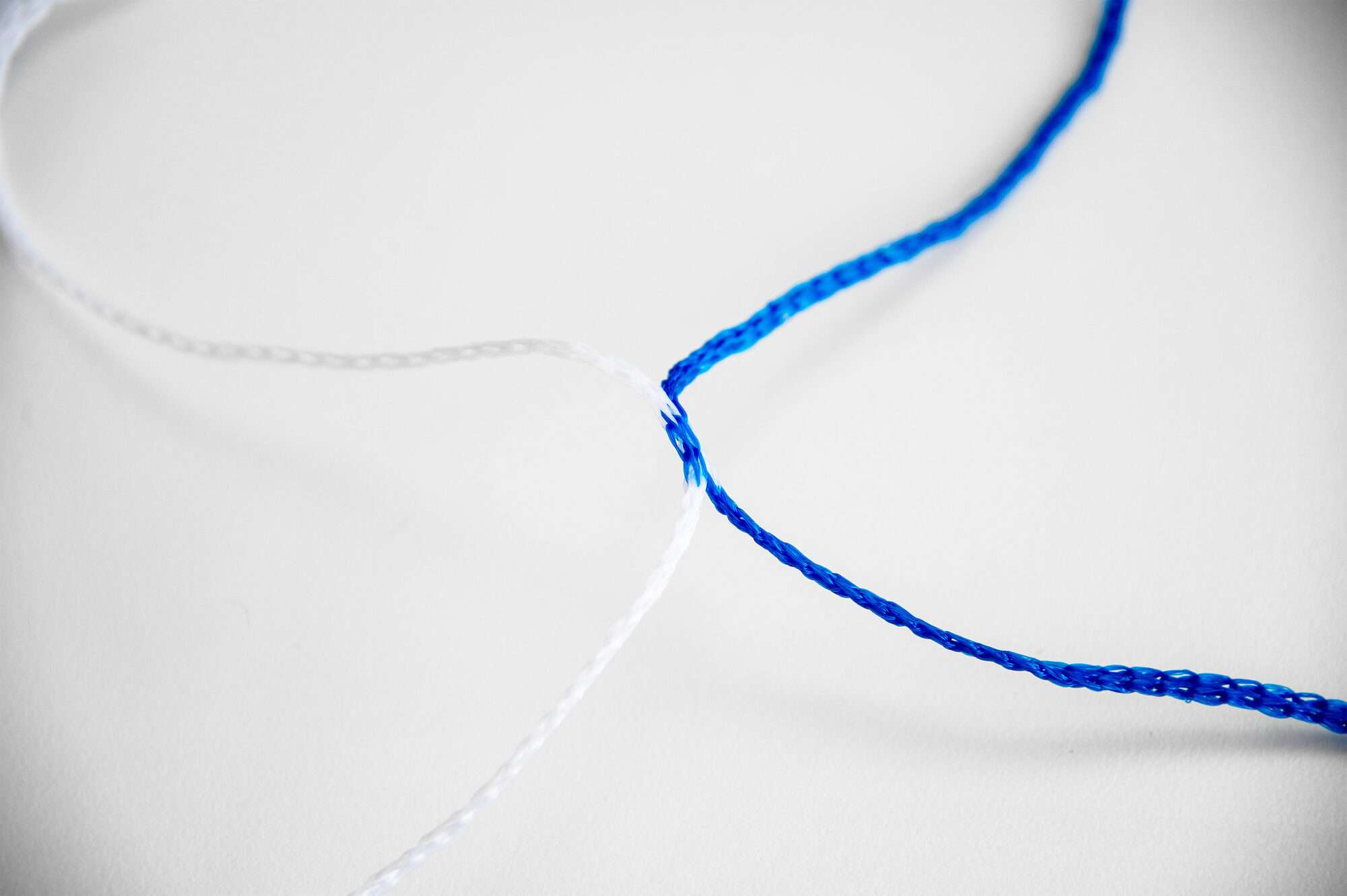 Image du produit : Fußballnetz 6 x 2,1 m blau/weiß - Durchmesser: 3 mm