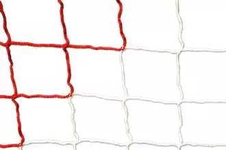 Fußballnetz - 3x2m - Rot/Weiß
