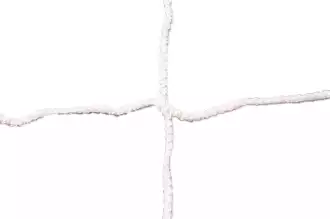 Fußballtornetz  5 x 2 m - WEISS - 4mm Stark - PP - KNOTENLOS - PROFI QUALITÄT