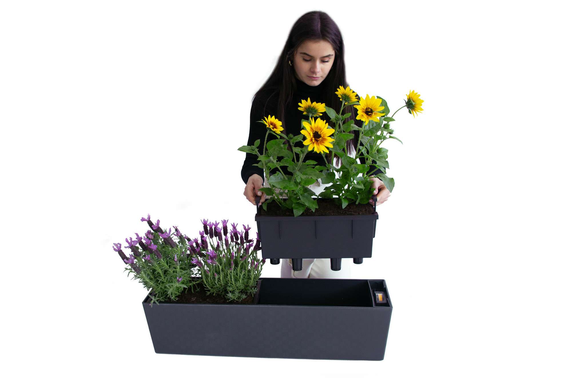 Image du produit : Selbstbewässernder Pflanzentopf SUPREME - 75cm