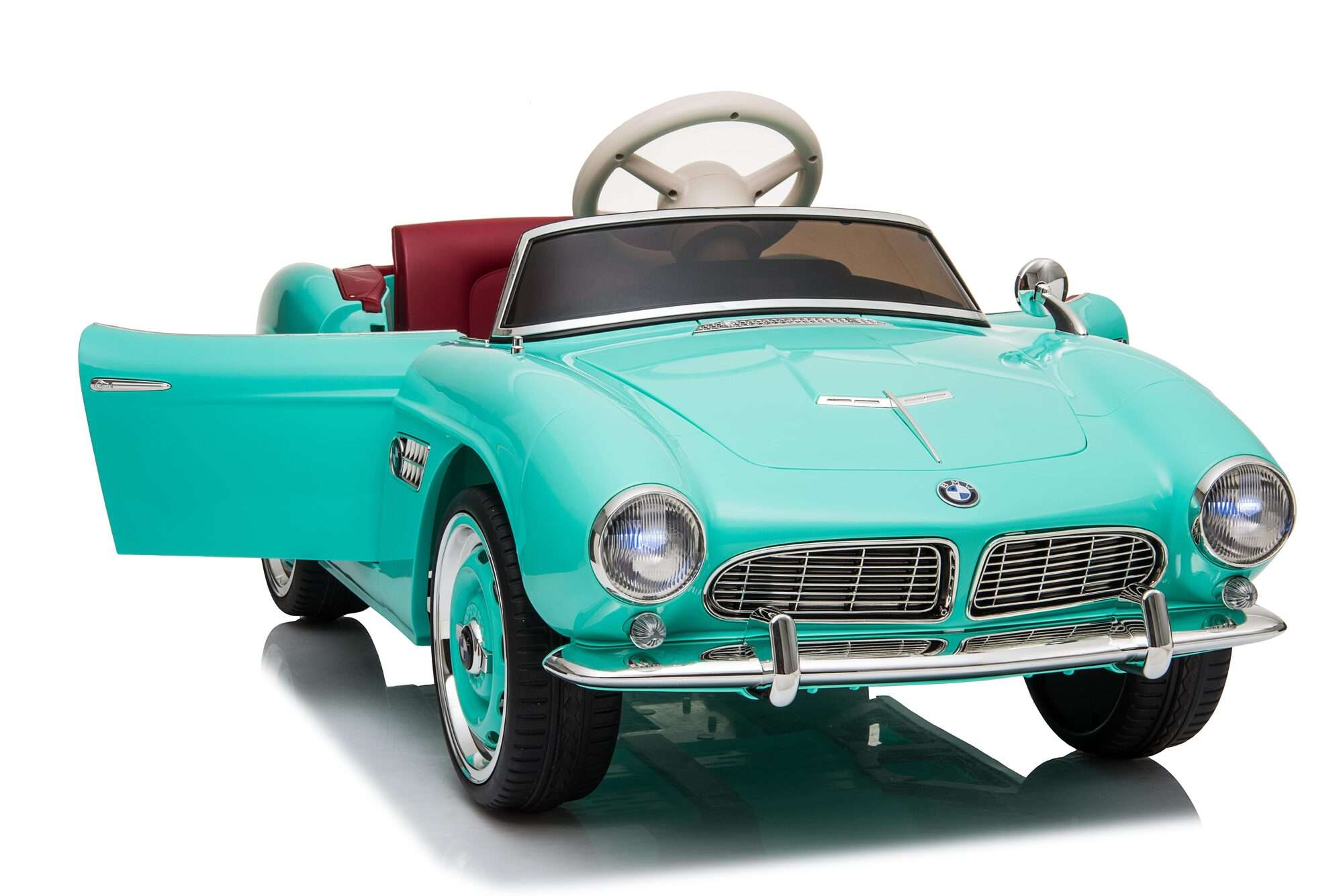 Image du produit : Kinder Elektroauto BMW 507 Offiziell - Mintgrün (3 bis 8 Jahre)