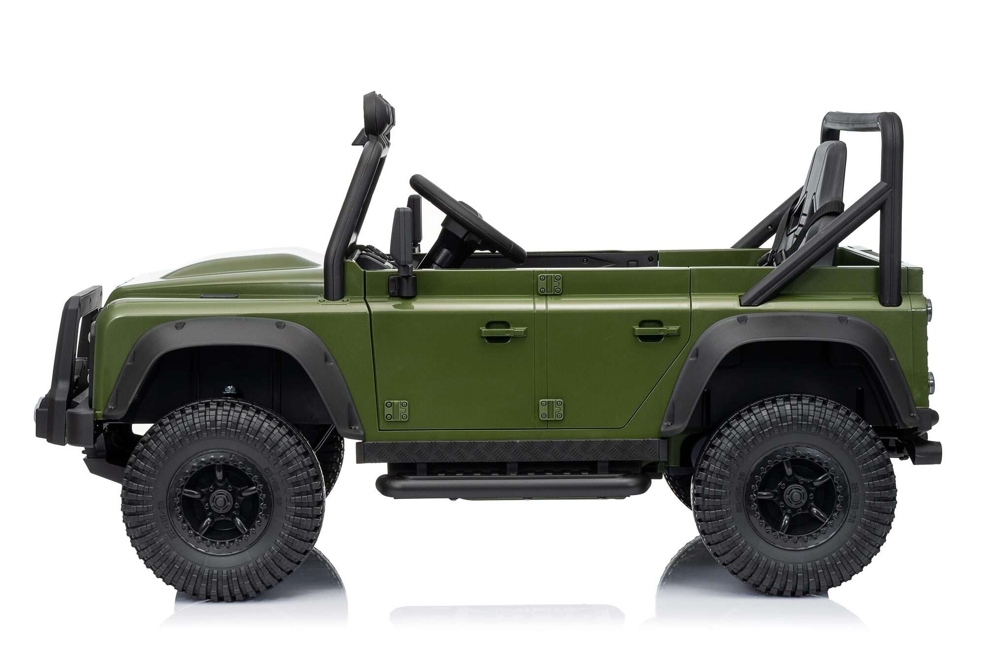 Image du produit : Kinder Elektroauto Land Rover Defender 110 SVX - Armeegrün (3-8 Jahre)