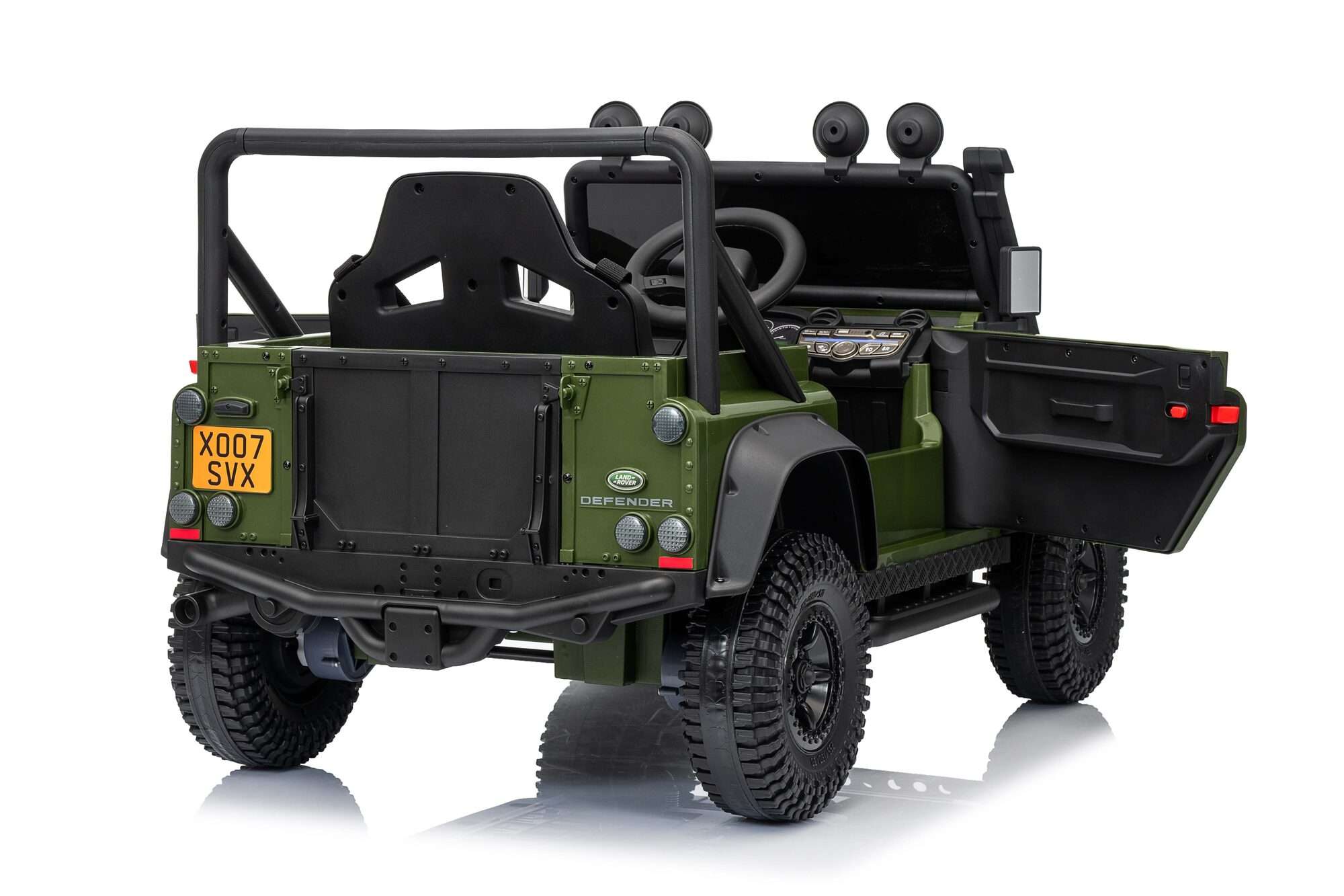 Image du produit : Kinder Elektroauto Land Rover Defender 110 SVX - Armeegrün (3-8 Jahre)