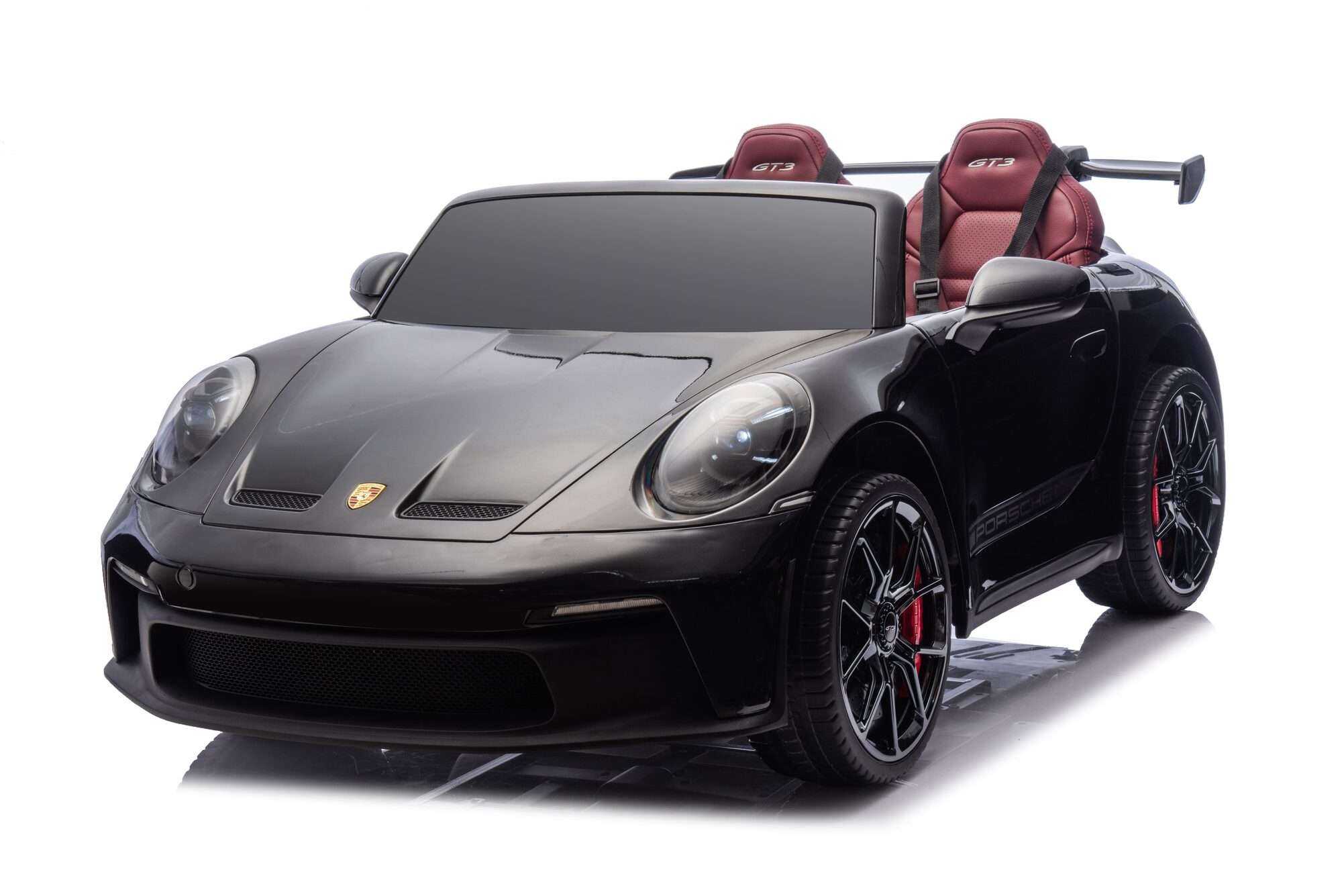 Image du produit : Kinder Elektroauto Porsche 911 GT3 - Schwarz (3 bis 8 Jahre)