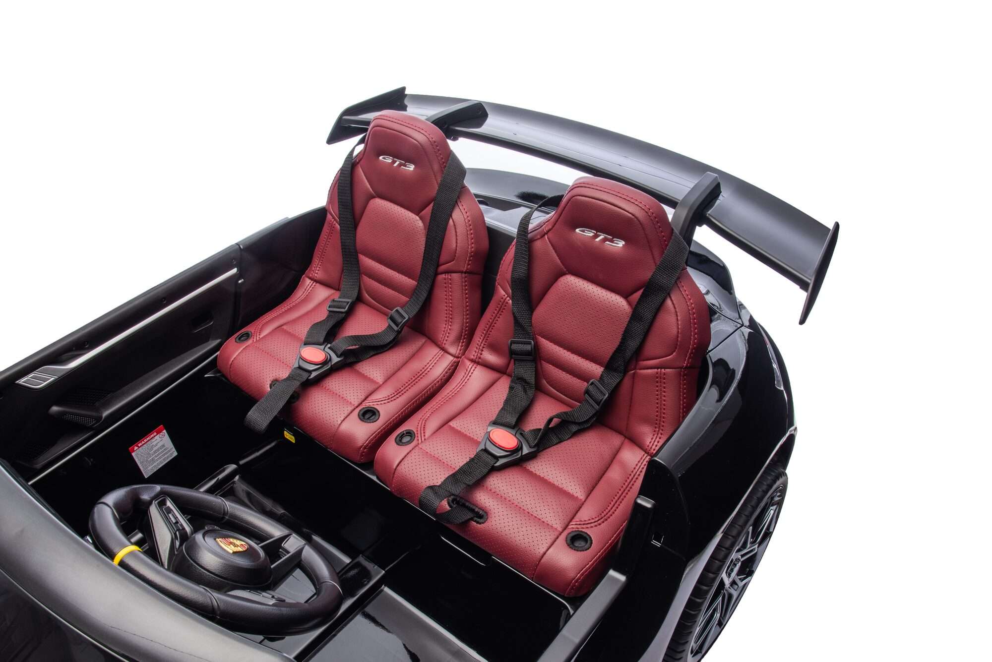 Image du produit : Kinder Elektroauto Porsche 911 GT3 - Schwarz (3 bis 8 Jahre)