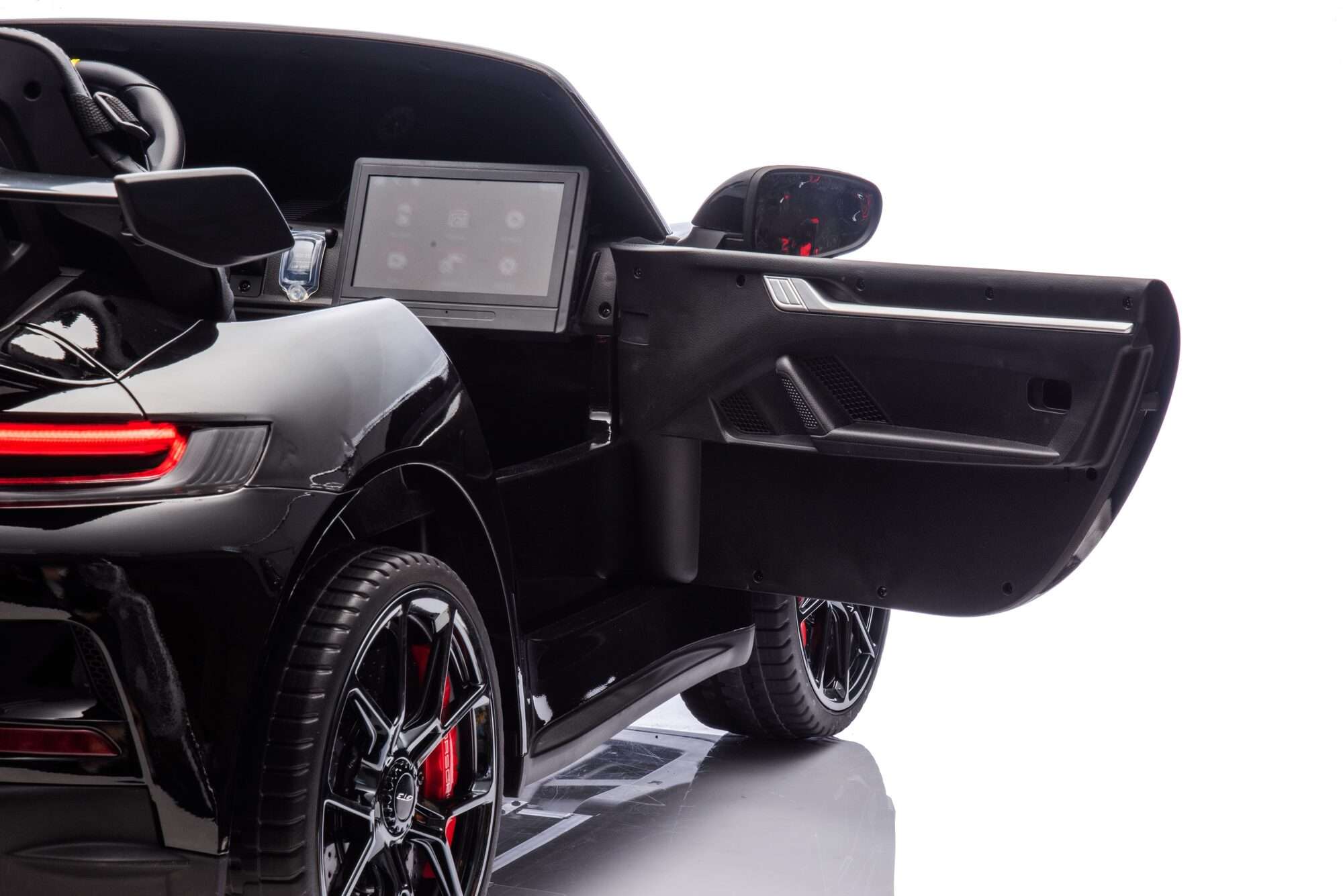 Image du produit : Kinder Elektroauto Porsche 911 GT3 - Schwarz (3 bis 8 Jahre)