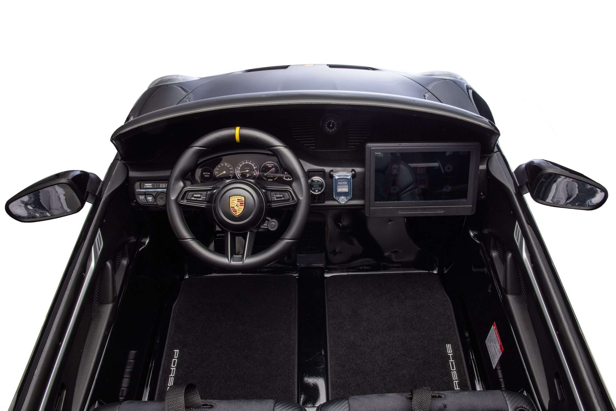 Image du produit : Kinder Elektroauto Porsche 911 GT3 - Schwarz (3 bis 8 Jahre)