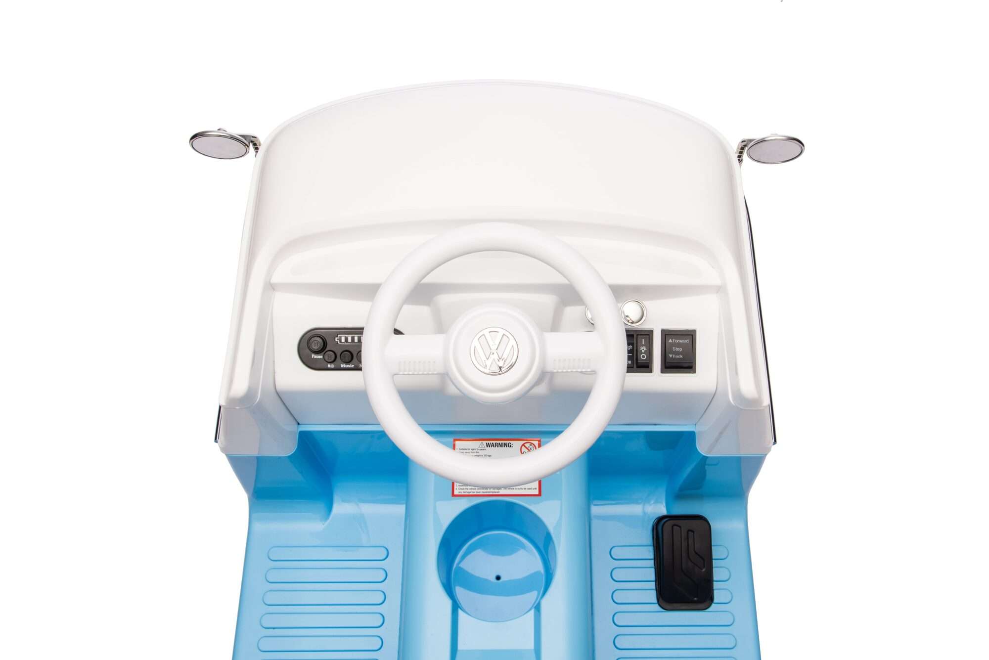 Image du produit : Volkswagen Offizielles Elektroauto für Kinder - Blau & Weiß (3 bis 8 Jahre)