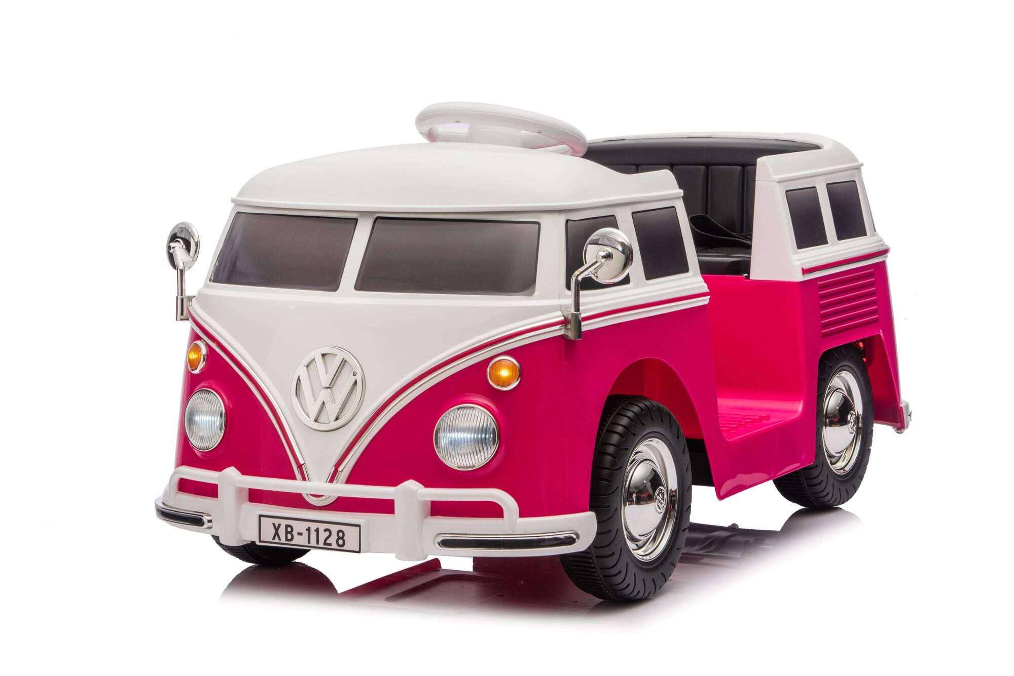 Image du produit : Volkswagen Offizielles Elektroauto für Kinder - Rosa & Weiß (3-8 Jahre)