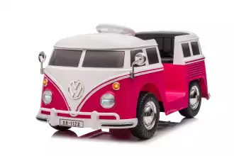 Volkswagen Offizielles Elektroauto für Kinder - Rosa & Weiß (3-8 Jahre)
