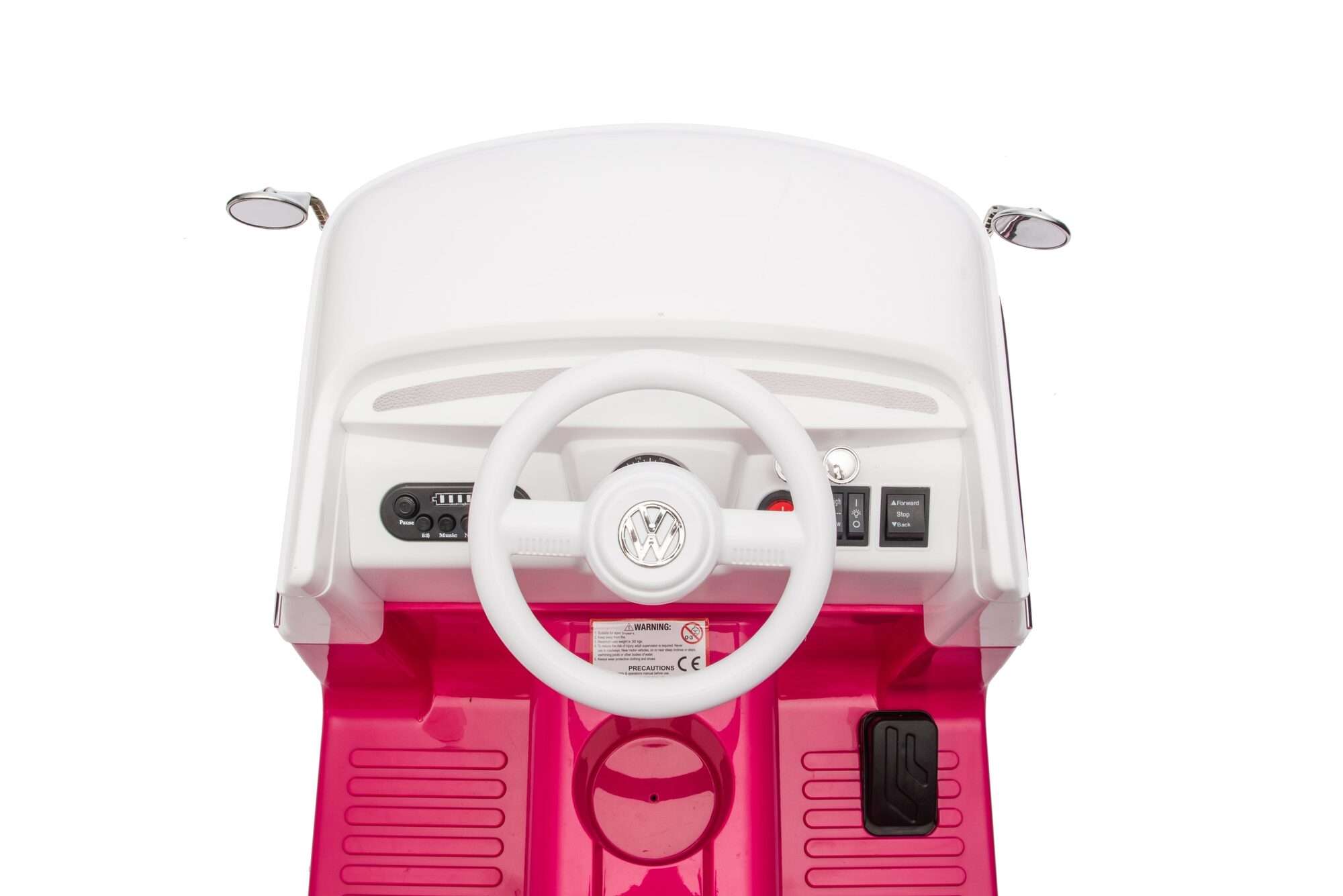 Image du produit : Volkswagen Offizielles Elektroauto für Kinder - Rosa & Weiß (3-8 Jahre)