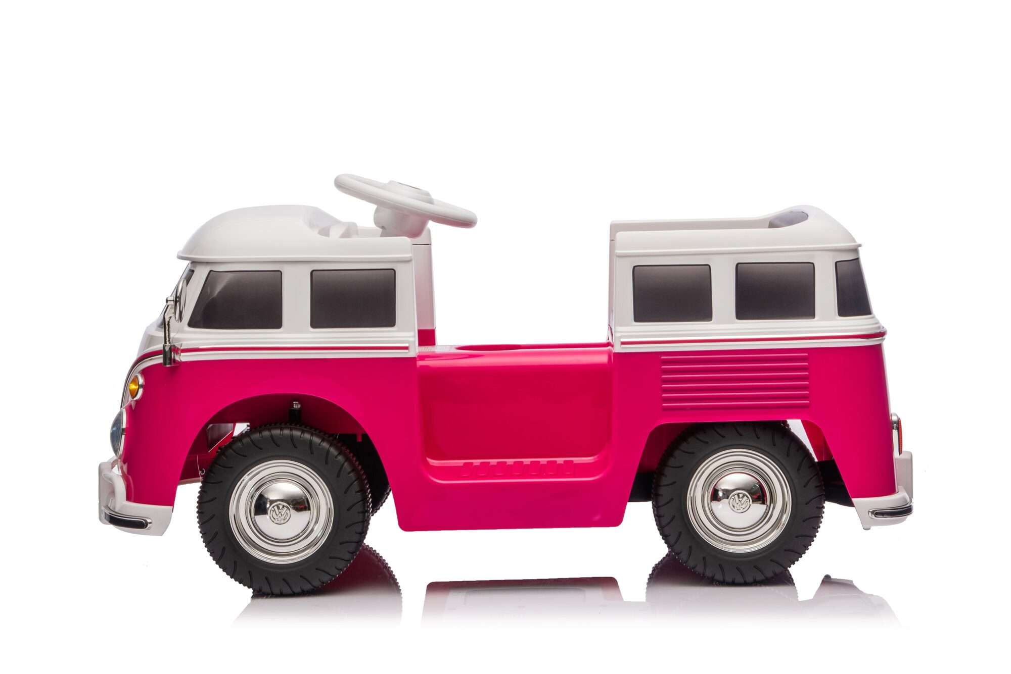 Image du produit : Volkswagen Offizielles Elektroauto für Kinder - Rosa & Weiß (3-8 Jahre)