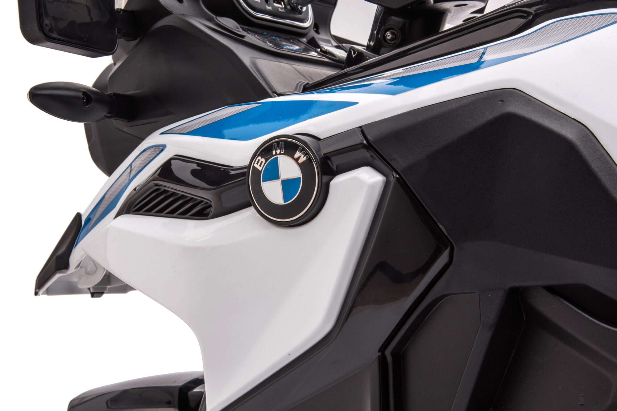 Image du produit : BMW F850 GS Polizei Kinder Motorrad – Elektrisches Ride-On Bike (3–8 Jahre)