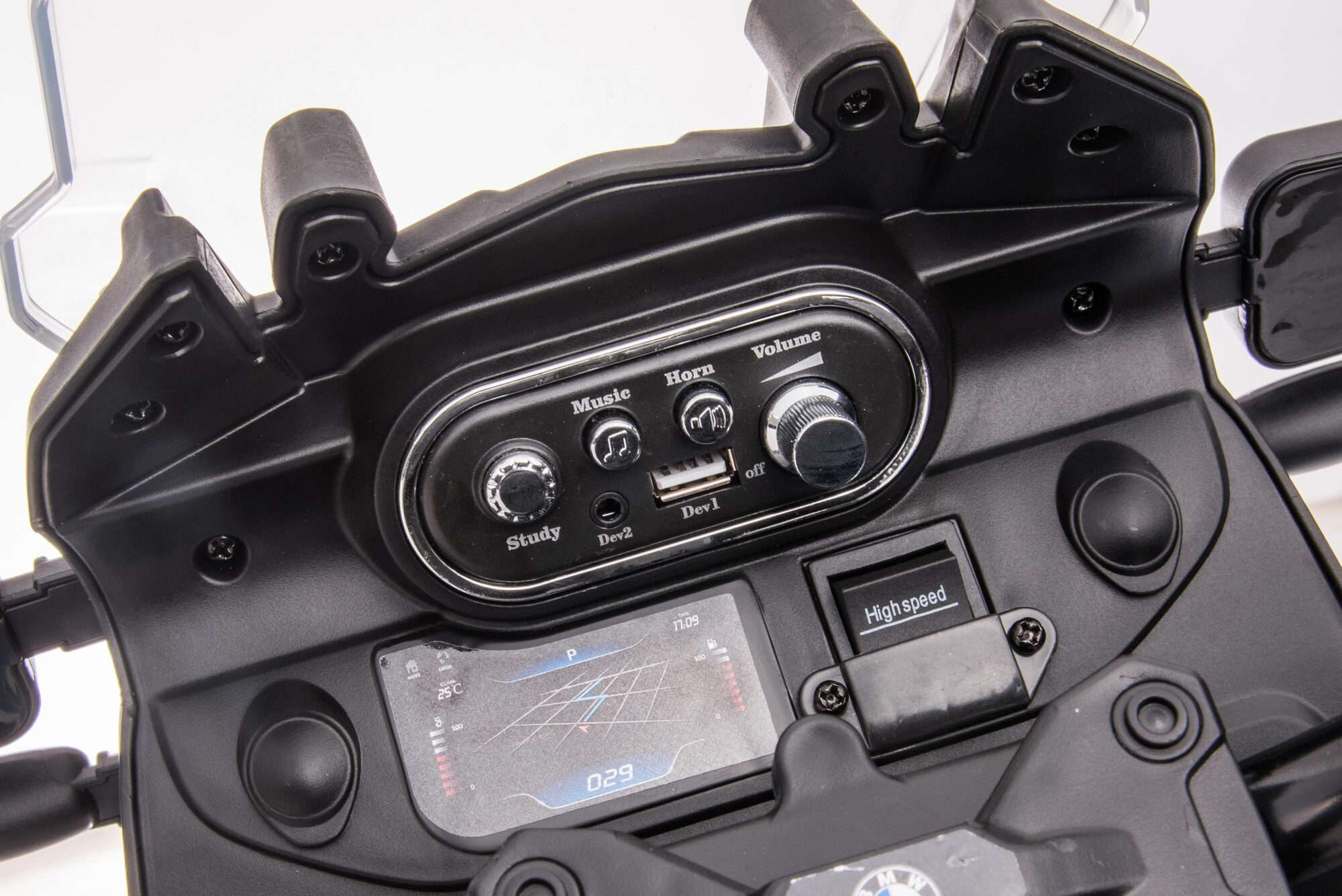 Image du produit : BMW F850 GS Polizei Kinder Motorrad – Elektrisches Ride-On Bike (3–8 Jahre)