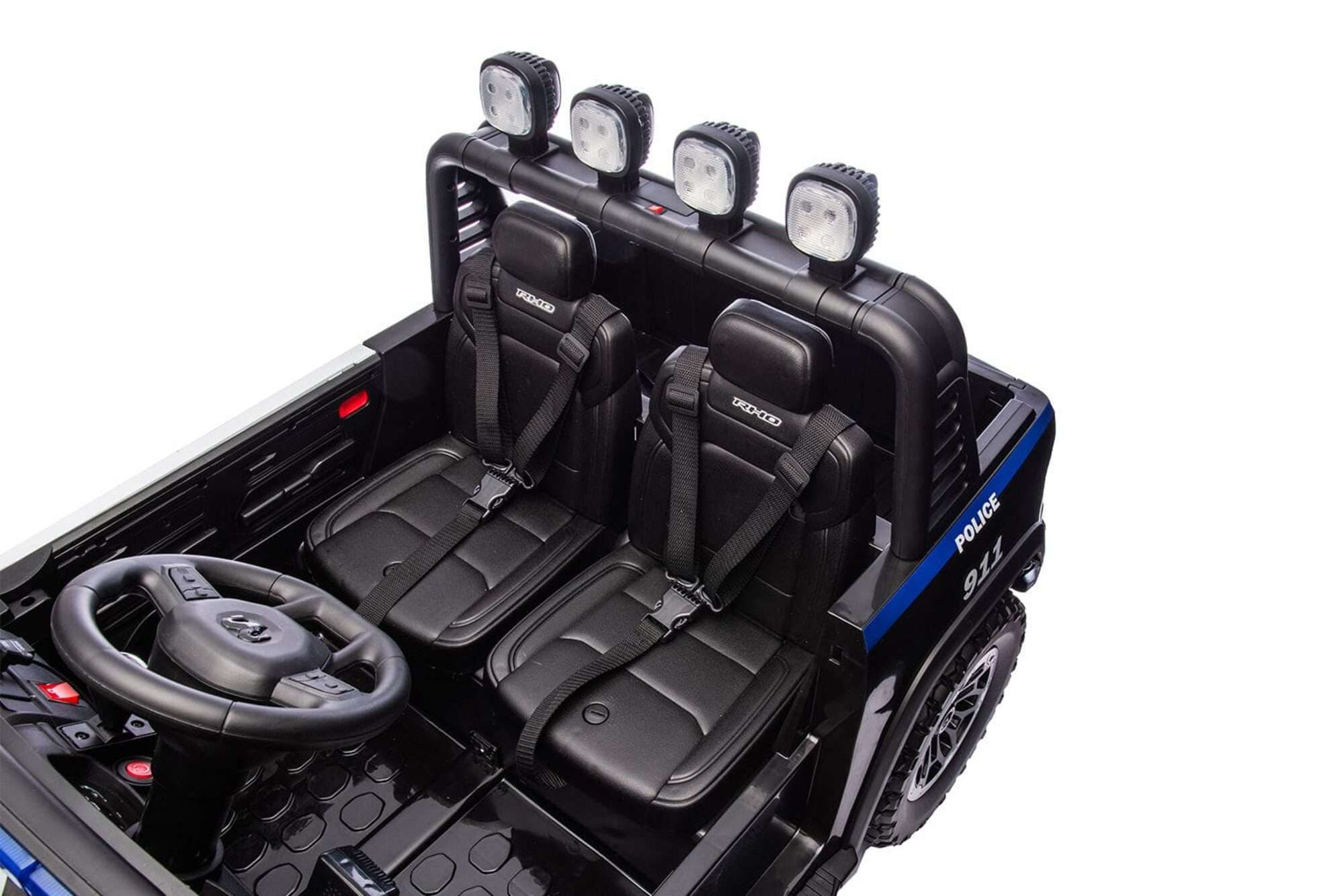 Image du produit : Lizenzierter RAM 1500 RHO Police Super Truck in Black color (3-8 Jahre)