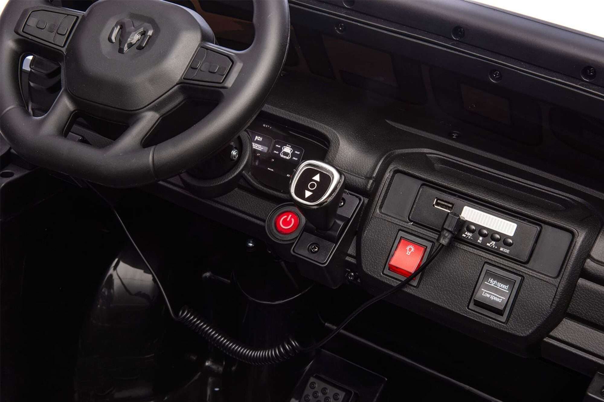 Image du produit : Lizenzierter RAM 1500 RHO Police Super Truck in Black color (3-8 Jahre)