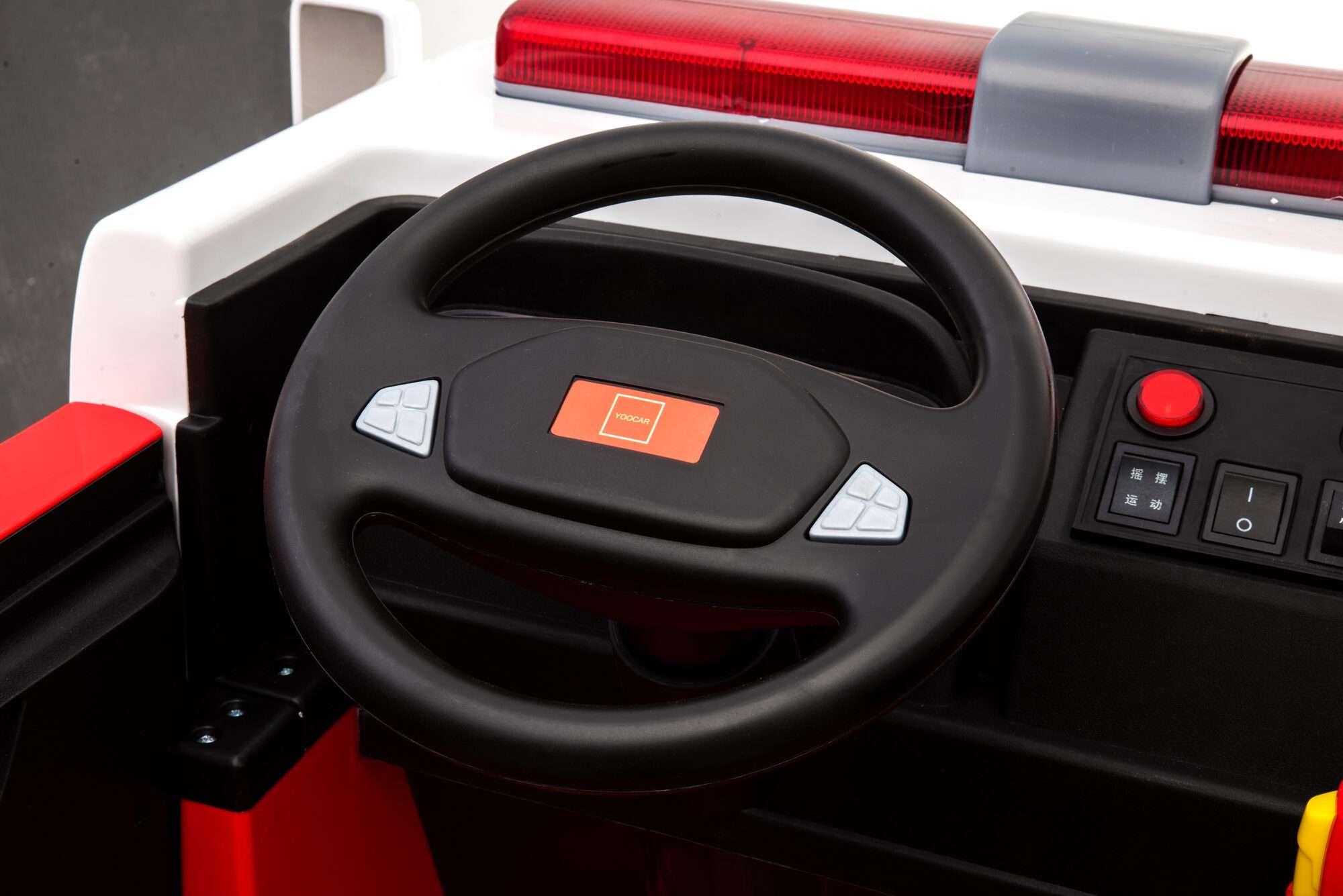 Image du produit : Feuertruck mit Feueralarmleuchte (3-8 Jahre)