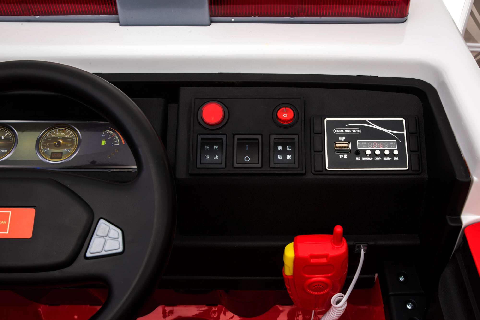 Image du produit : Feuertruck mit Feueralarmleuchte (3-8 Jahre)