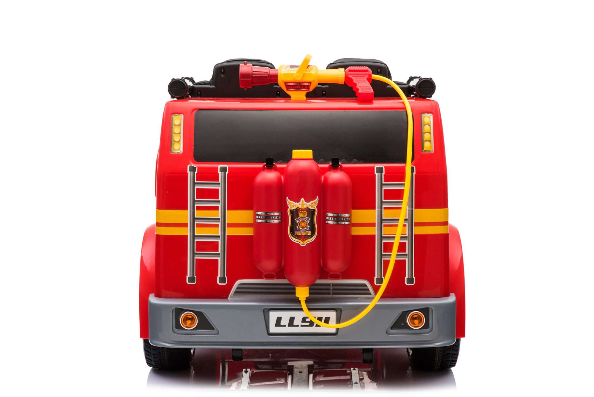 Image du produit : Feuertruck mit Feueralarmleuchte (3-8 Jahre)