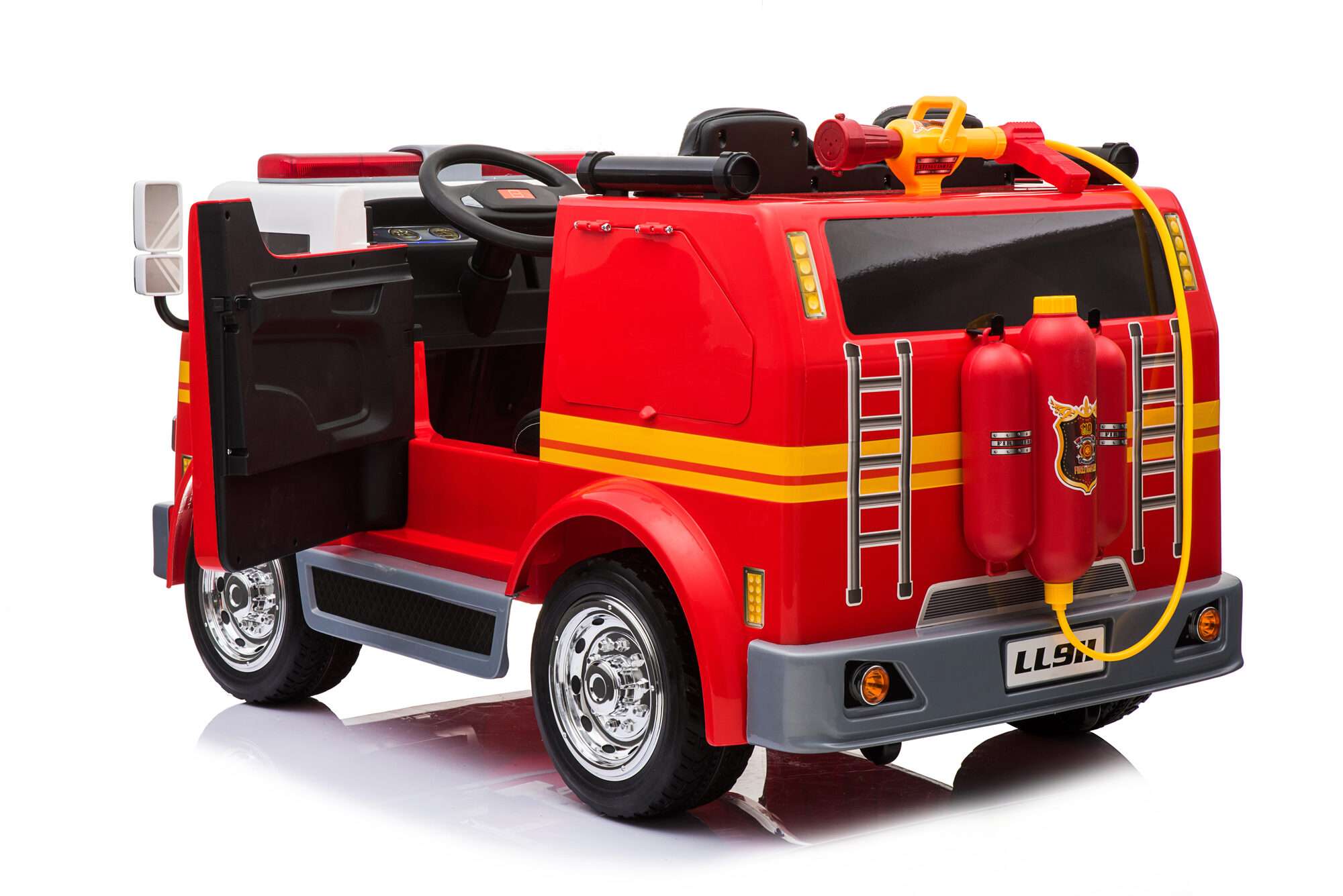 Image du produit : Feuertruck mit Feueralarmleuchte (3-8 Jahre)