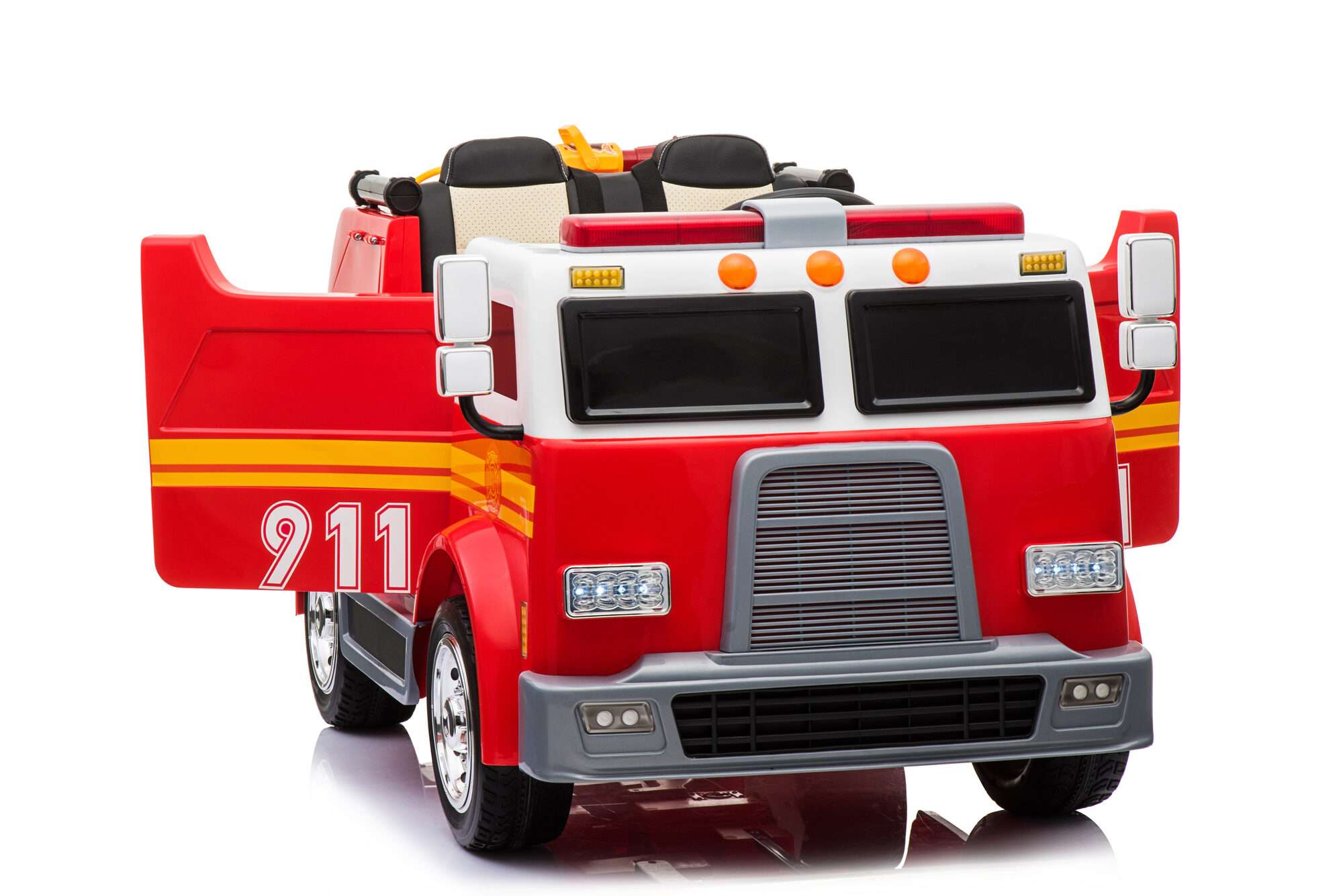 Image du produit : Feuertruck mit Feueralarmleuchte (3-8 Jahre)