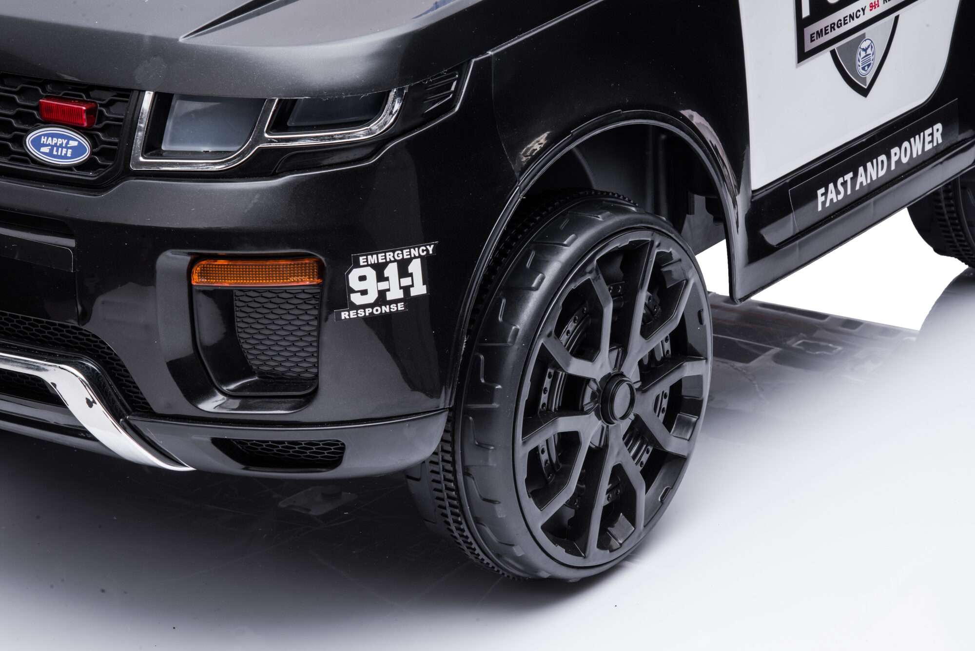 Image du produit : Polizeiauto in schwarzer Farbe (3-8 Jahre)