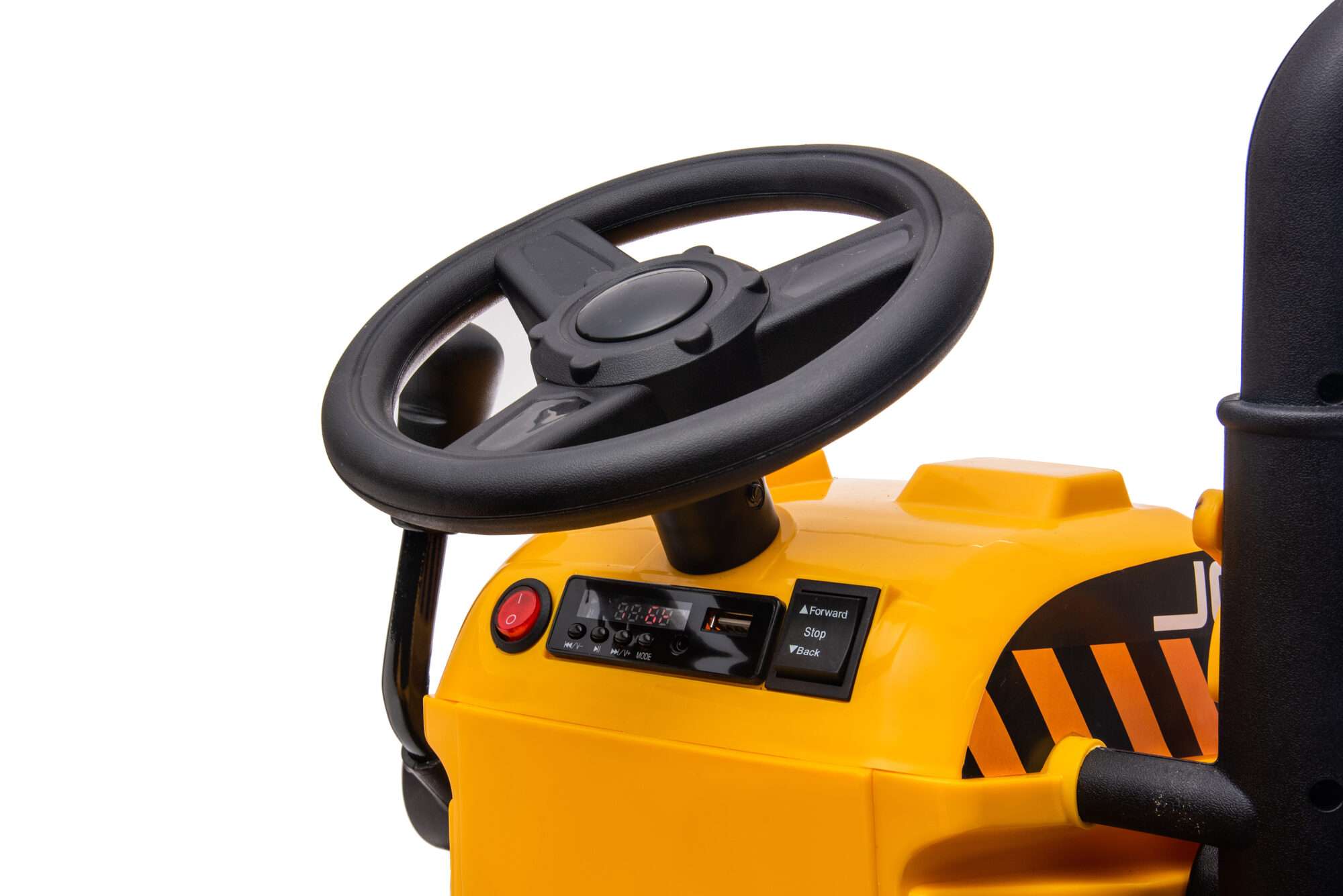 Image du produit : Bauwagen mit Vorder- und Hinterrad Drag Bucket in Yellow color (3-8 Jahre)