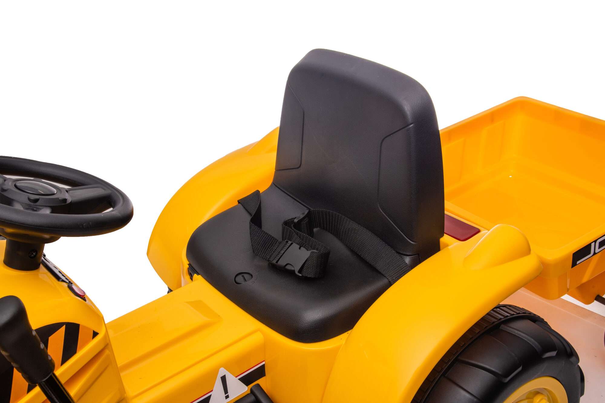 Image du produit : Bauwagen mit Vorder- und Hinterrad Drag Bucket in Yellow color (3-8 Jahre)