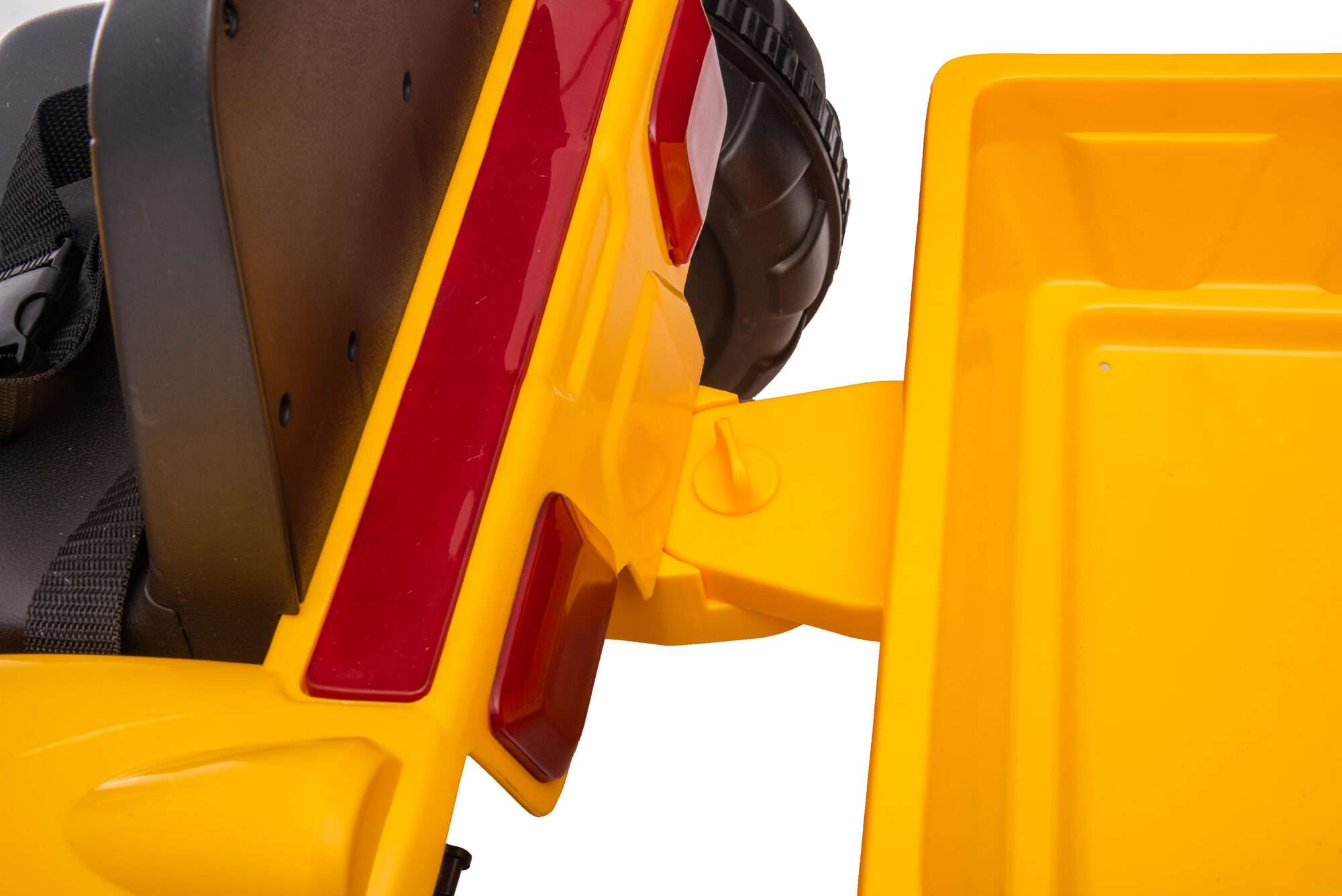 Image du produit : Bauwagen mit Vorder- und Hinterrad Drag Bucket in Yellow color (3-8 Jahre)