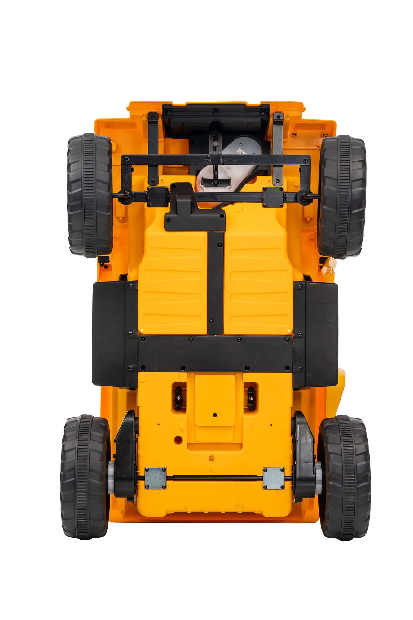 Image du produit : Bauwagen mit Mikrofon in gelber Farbe (3-8 Jahre)