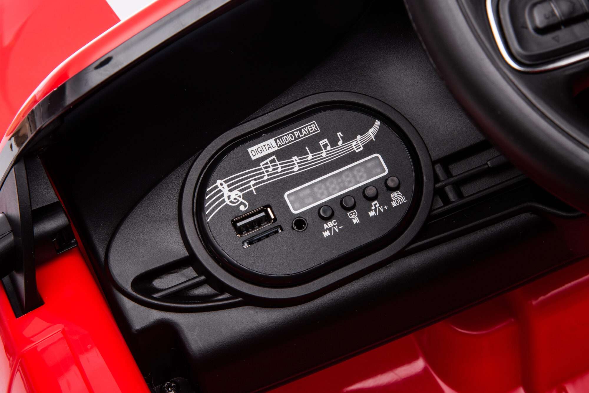 Image du produit : Lizenzierter Fiat 500 (2015) in Red color (3-8 Jahre)