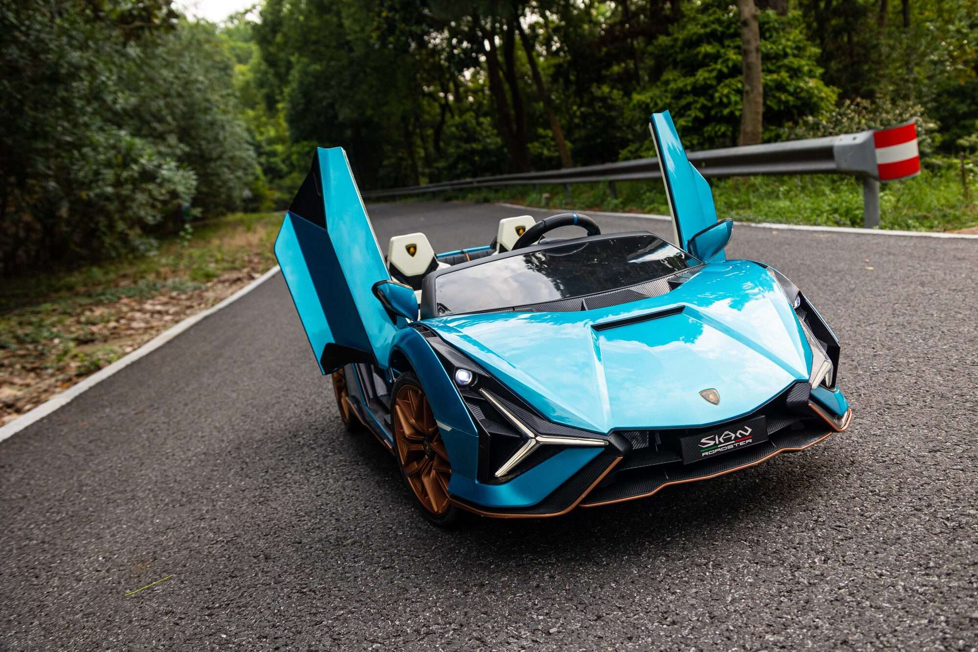 Image du produit : Lizenzierter Lamborghini Sian in Blue color (3-8 Jahre)