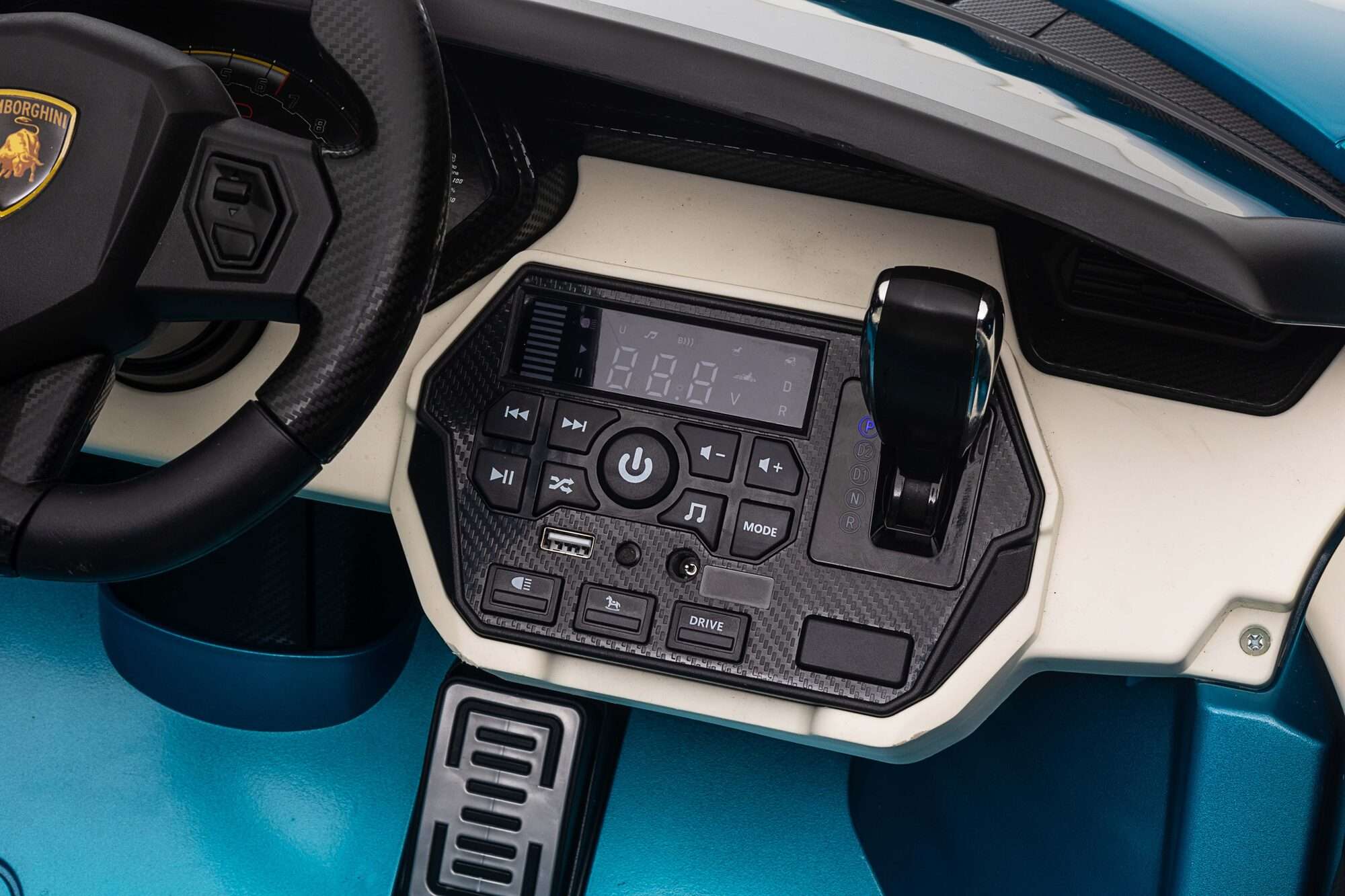 Image du produit : Lizenzierter Lamborghini Sian in Blue color (3-8 Jahre)