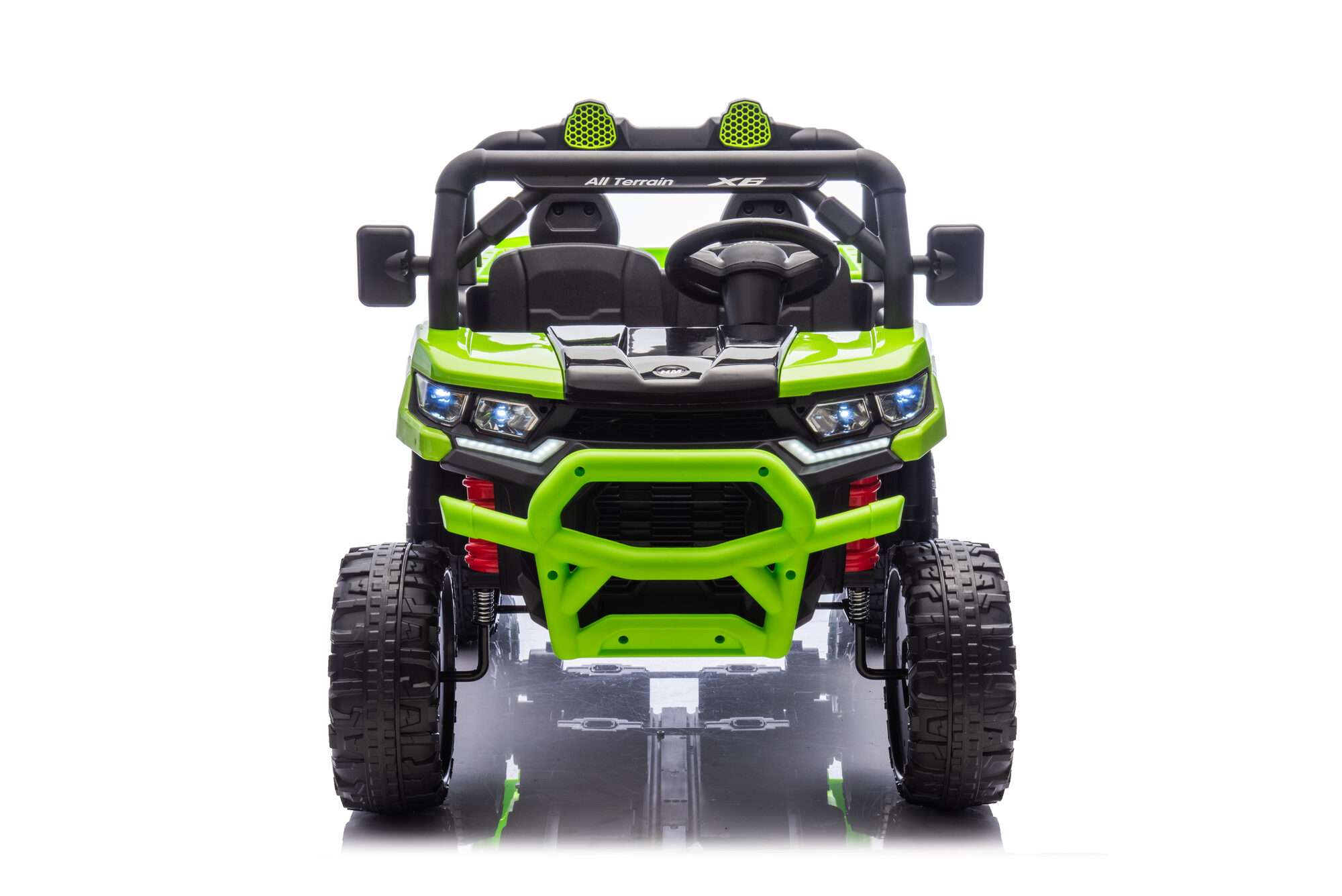 Image du produit : Bauwagen mit elektrischem Trinkbecher in Rot (3-8 Jahre)