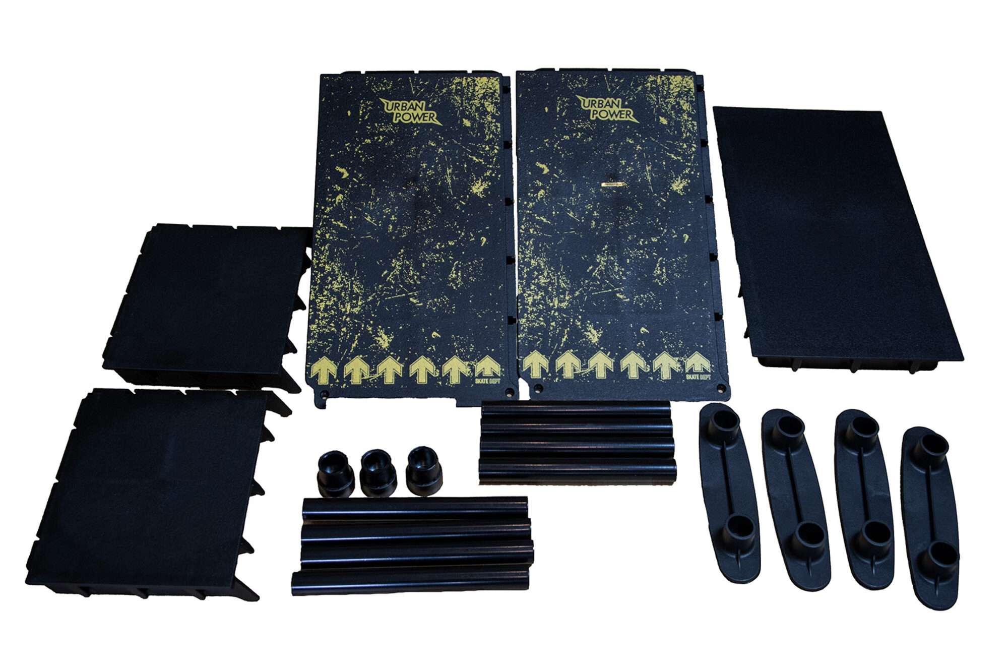 Image du produit : Set aus modularen Mini-Skaterrampen - 6 Konfigurationen