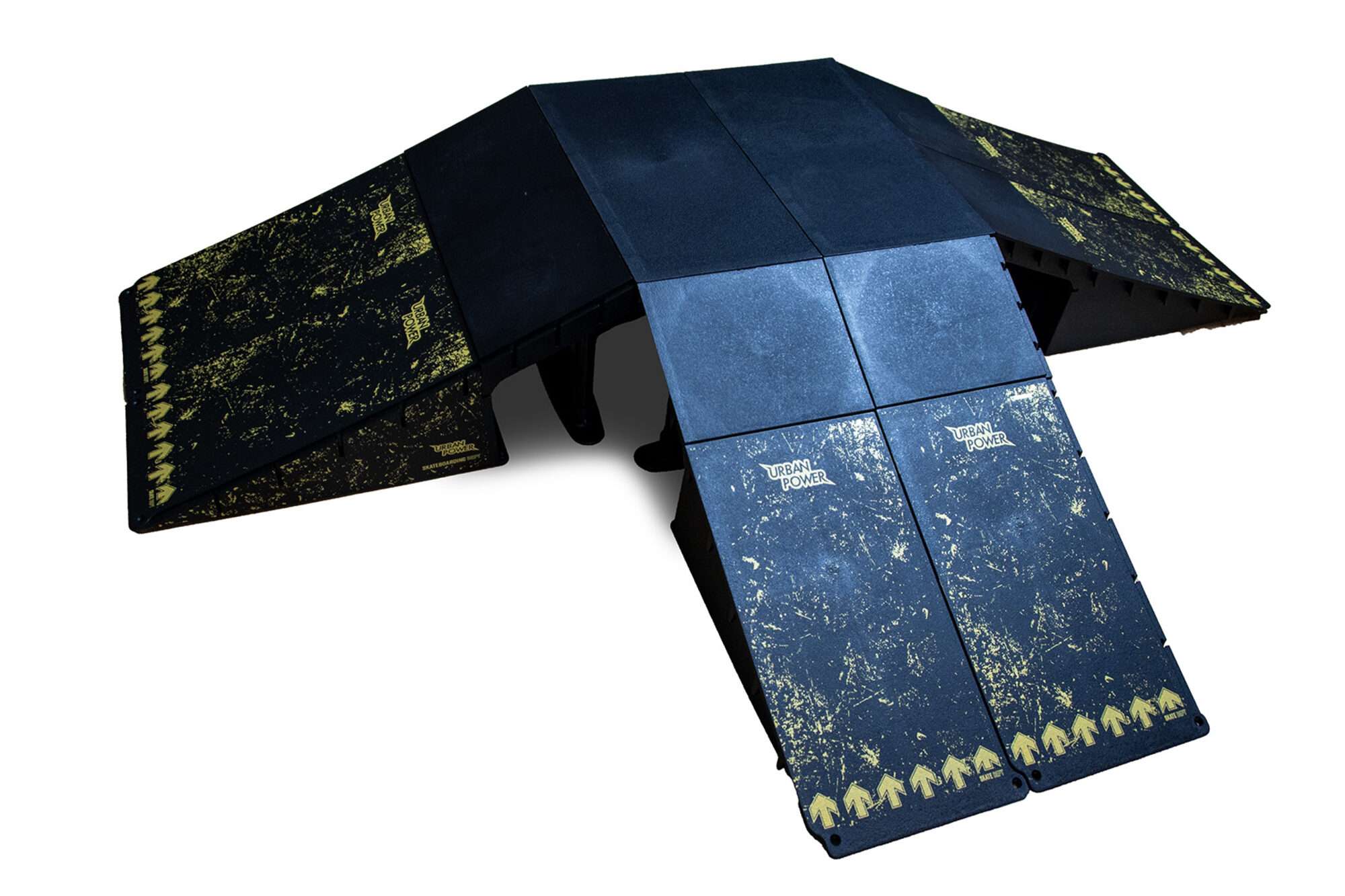 Image du produit : Modulares Skaterrampen-Set - 13 Konfigurationen