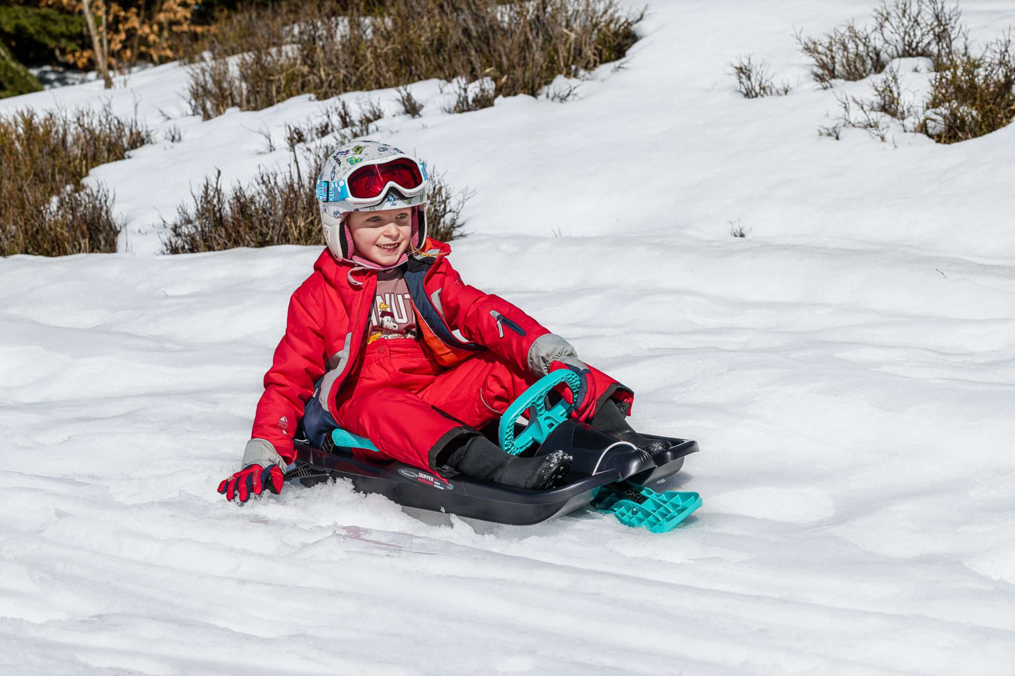 Image du produit : DESIGN-Schlitten mit Lenkrad - Snow Express GSL-400