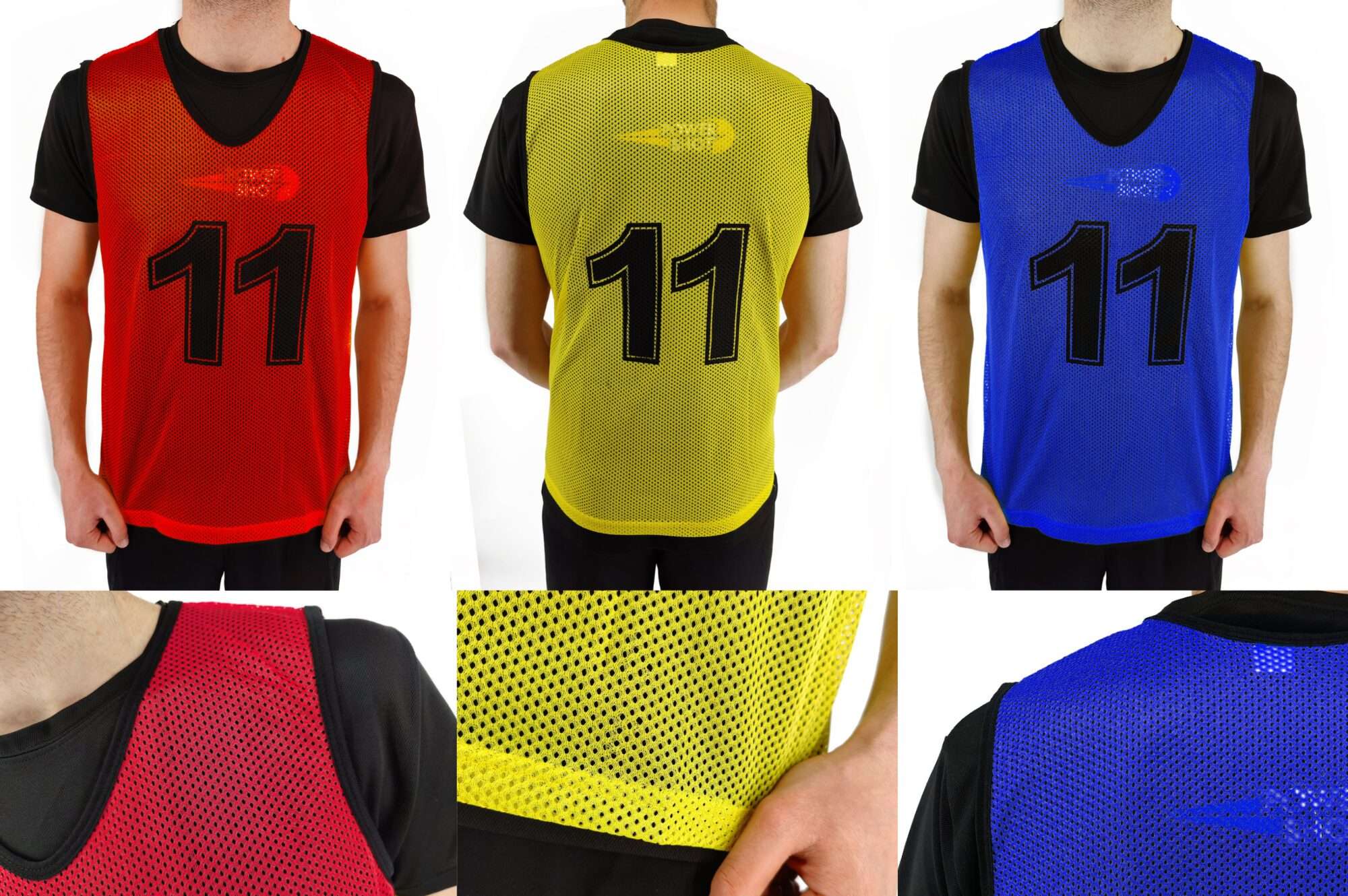 Image du produit : Nummerierte Leibchen - 11er-Set - Größe & Farbe nach Wahl