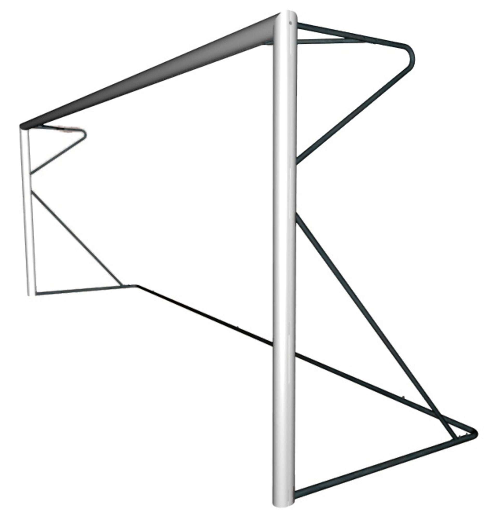 Image du produit : Fußballtor für 8 Spieler: 6 x 2.10 m aus Aluminium - Transportabel - Farbe nach Wahl